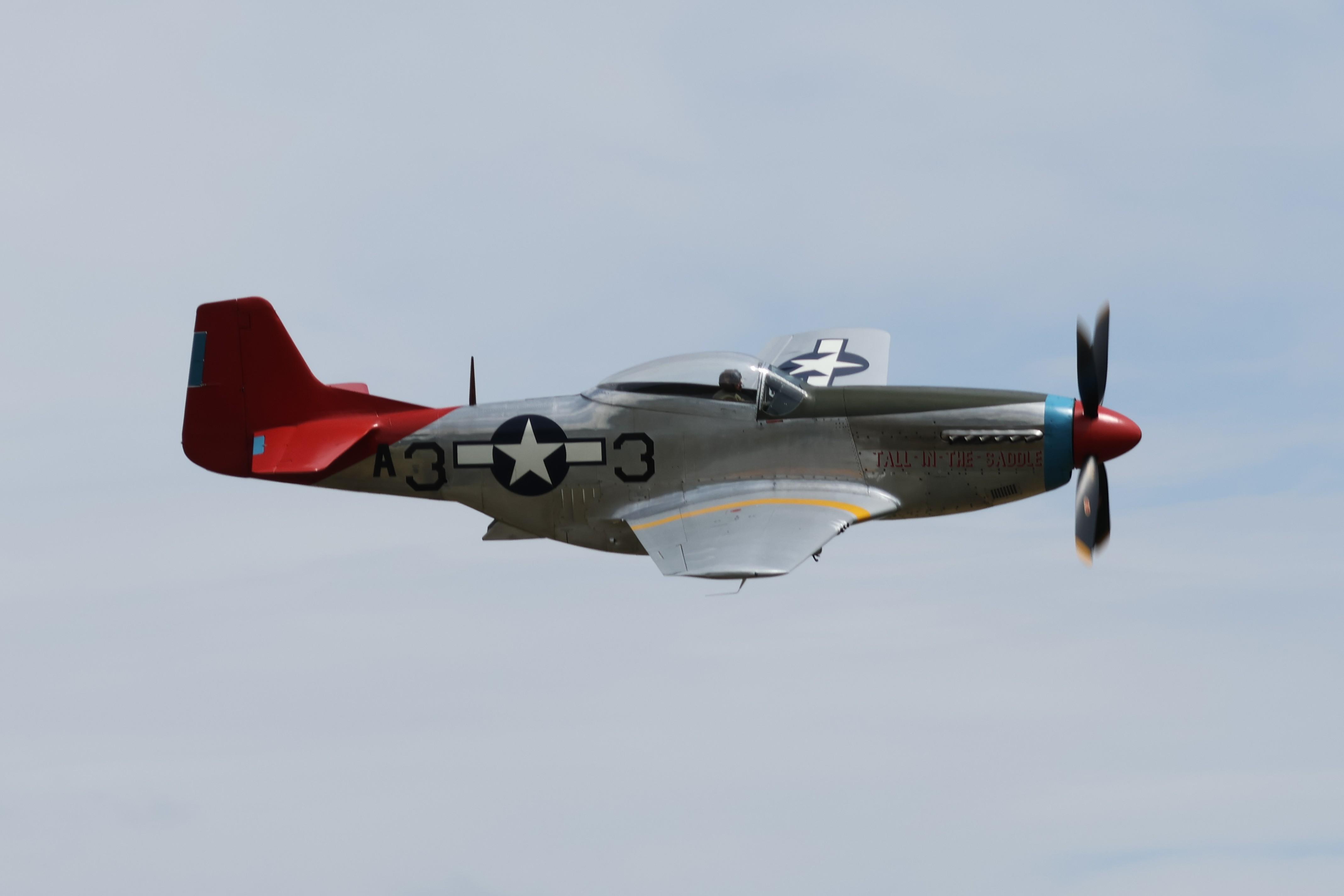 G-SIJJ @ EGTH - 44-72035 (G-SIJJ) 1944 North American P-51D Mustang 'Tall in the Saddle' Old Warden  - by PhilR