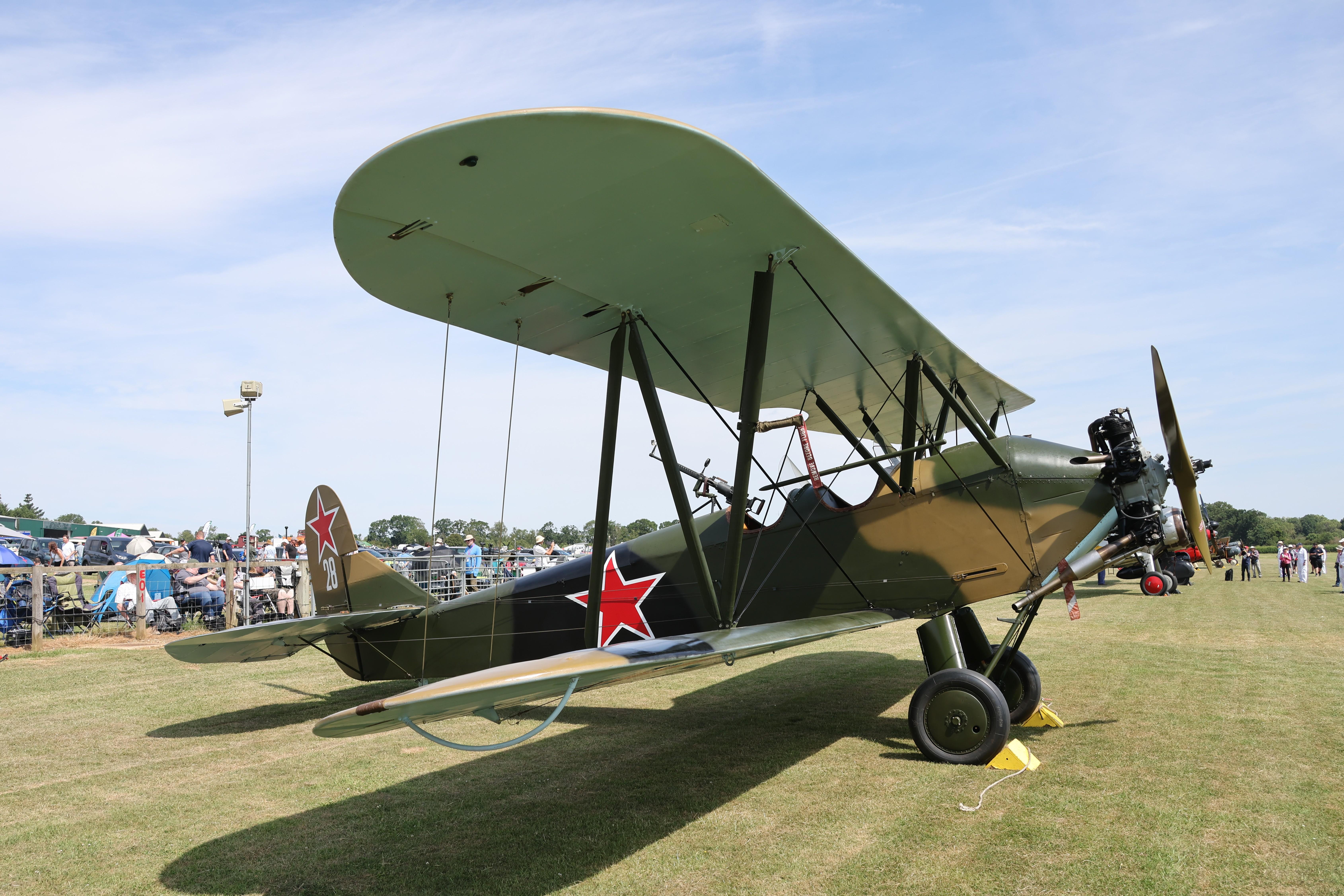 G-BSSY @ EGTH - 28 (G-BSSY) 1944 Polokarpov Po-2 Old Warden 
 - by PhilR