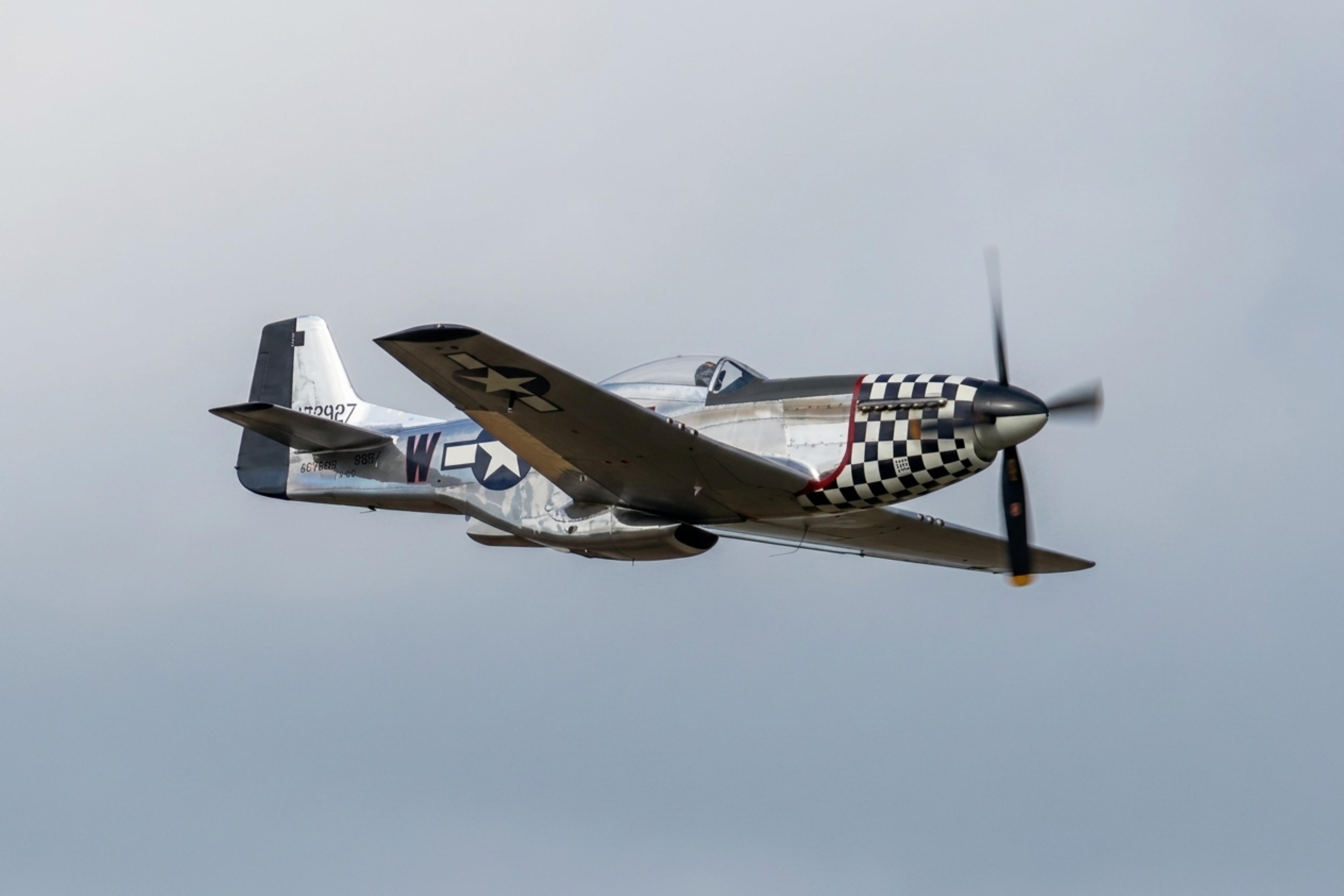 OO-NZW @ EGTH - 472927 (44-74453, RCAF 9597, N51ZW, OO-NZW) 1944 North American P-51D Mustang 'Frances Dell' Old Warden 
 - by PhilR