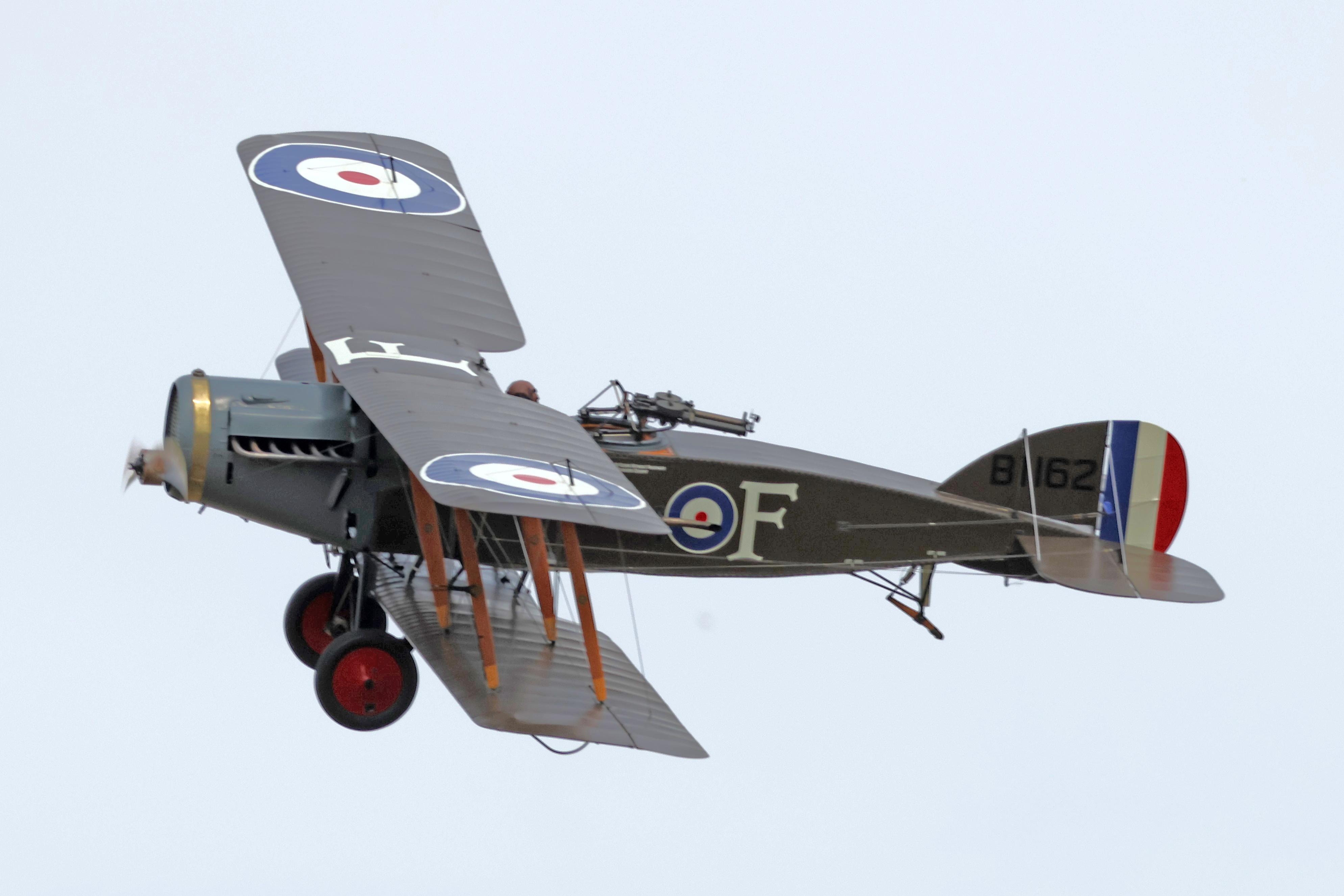 G-AEPH @ EGTH - 'B1162' (D8096) 1918 Bristol F2B Fighter Old Warden 
 - by PhilR