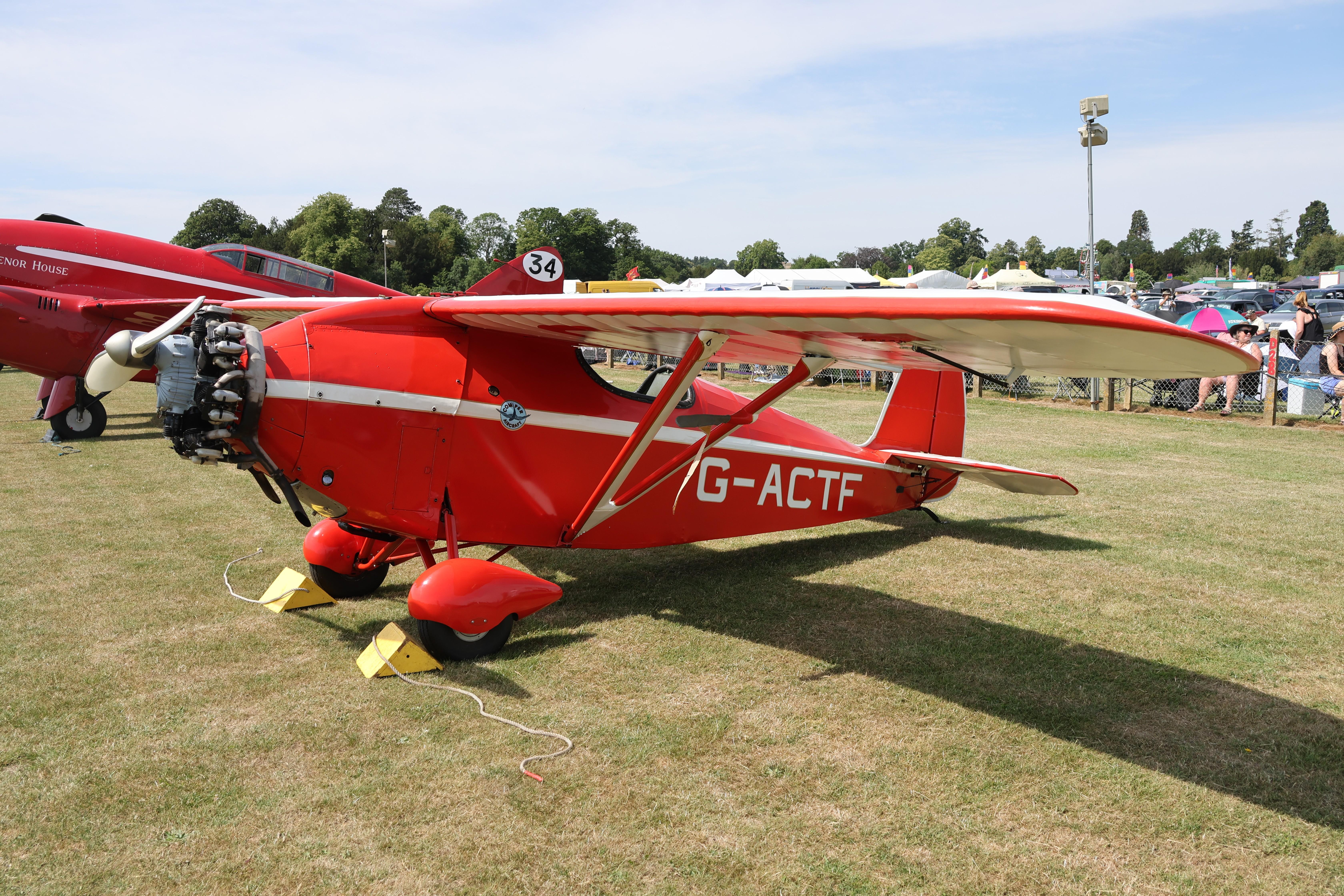 G-ACTF @ EGTH - G-ACTF (VT-ADO) 1932 Comper CLA-7 Swift. Built in 1932 Old Warden 
 - by PhilR
