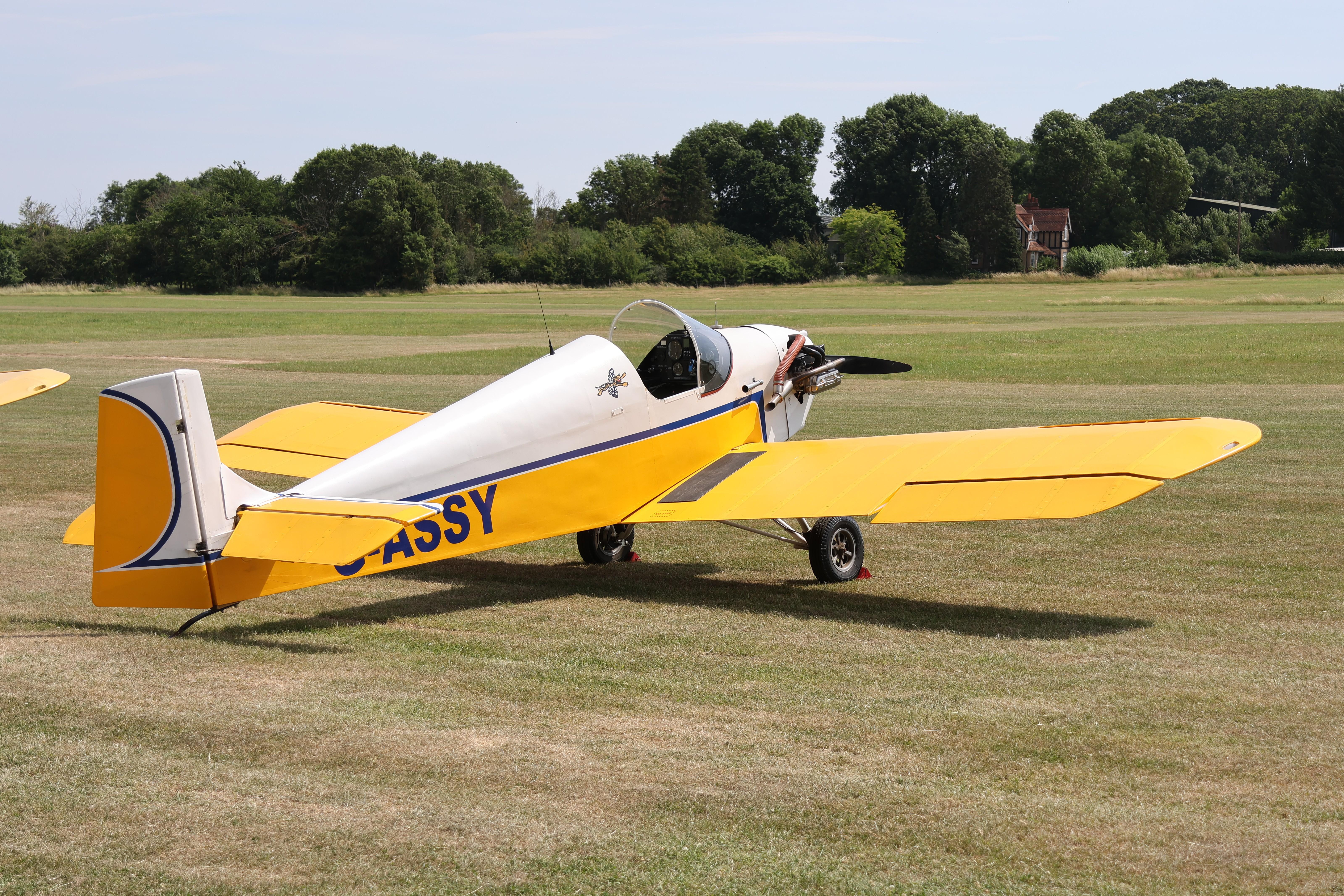 G-ASSY @ EGTH - G-ASSY 1968 Rollason Druine D.31 Turbulent Old Warden  - by PhilR