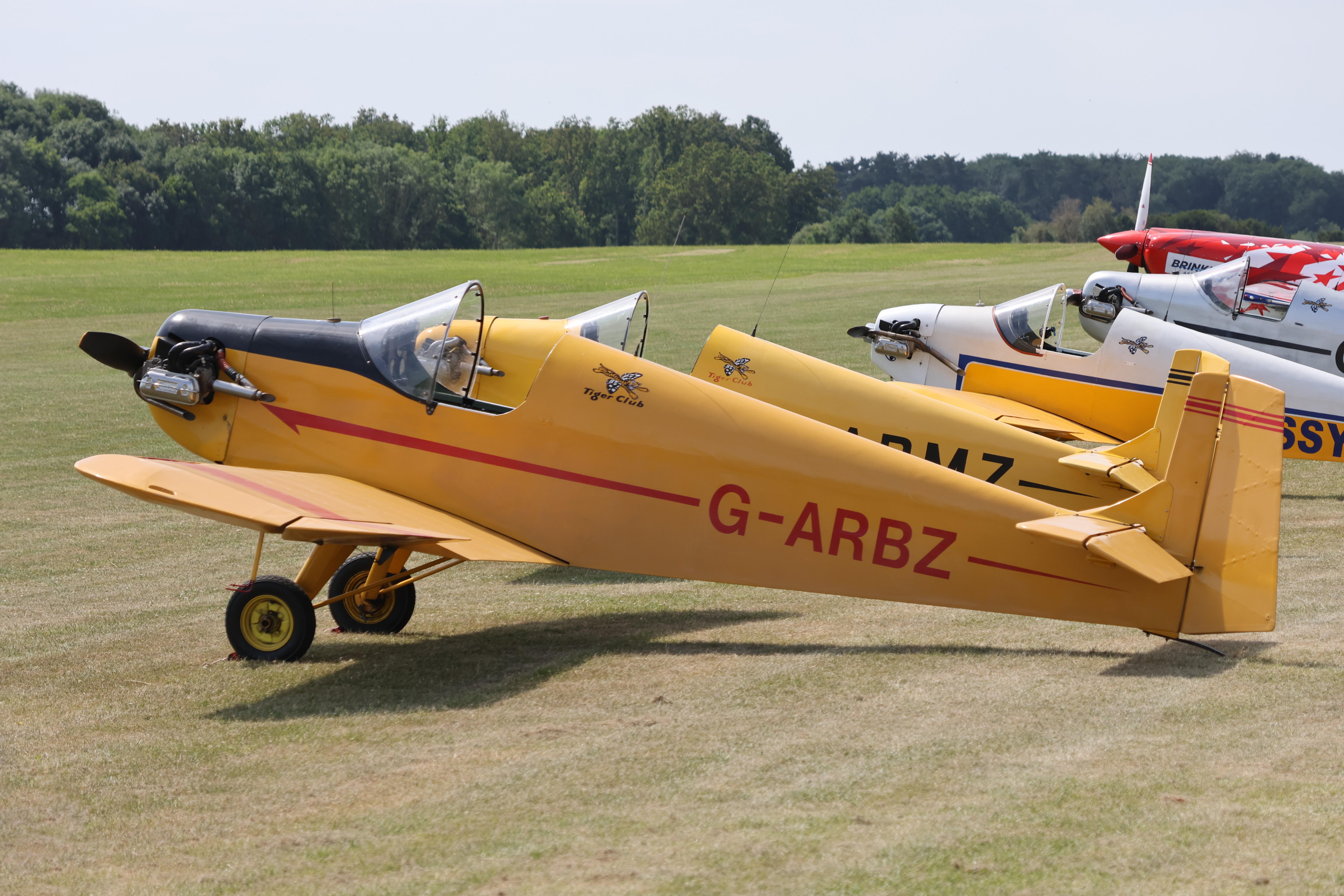 G-ARBZ @ EGTH - G-ARBZ 1960 Rollasont Druine D.31 Turbulent Old Warden 
 - by PhilR