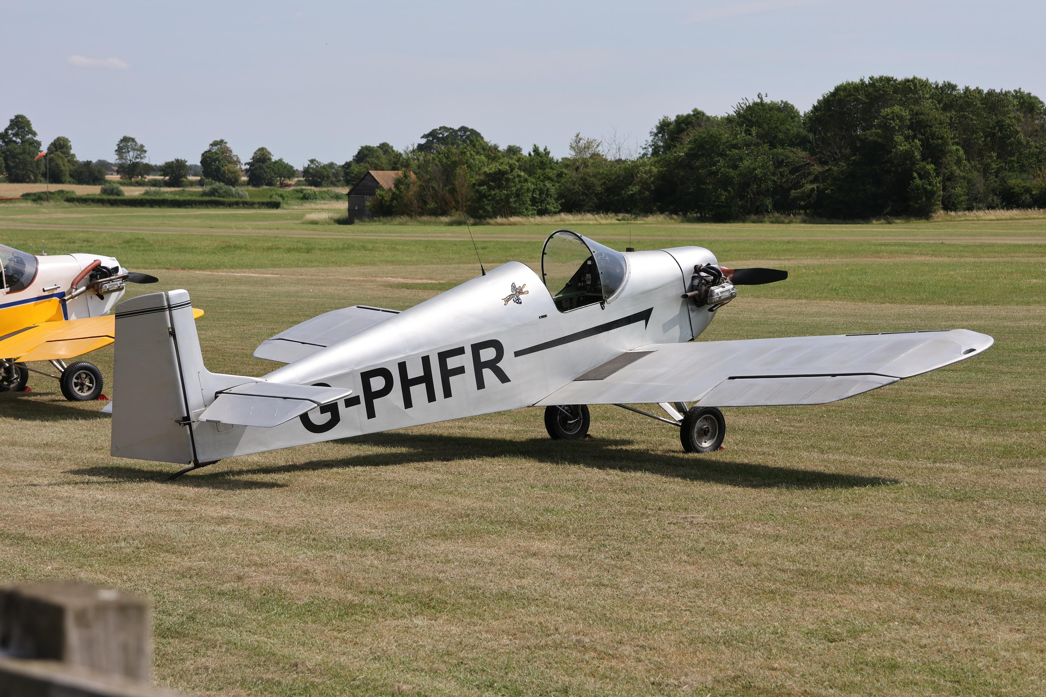 G-PHFR @ EGTH - G-PHFR 1955 Rollason Druine D.31 Turbulent Old Warden
 - by PhilR