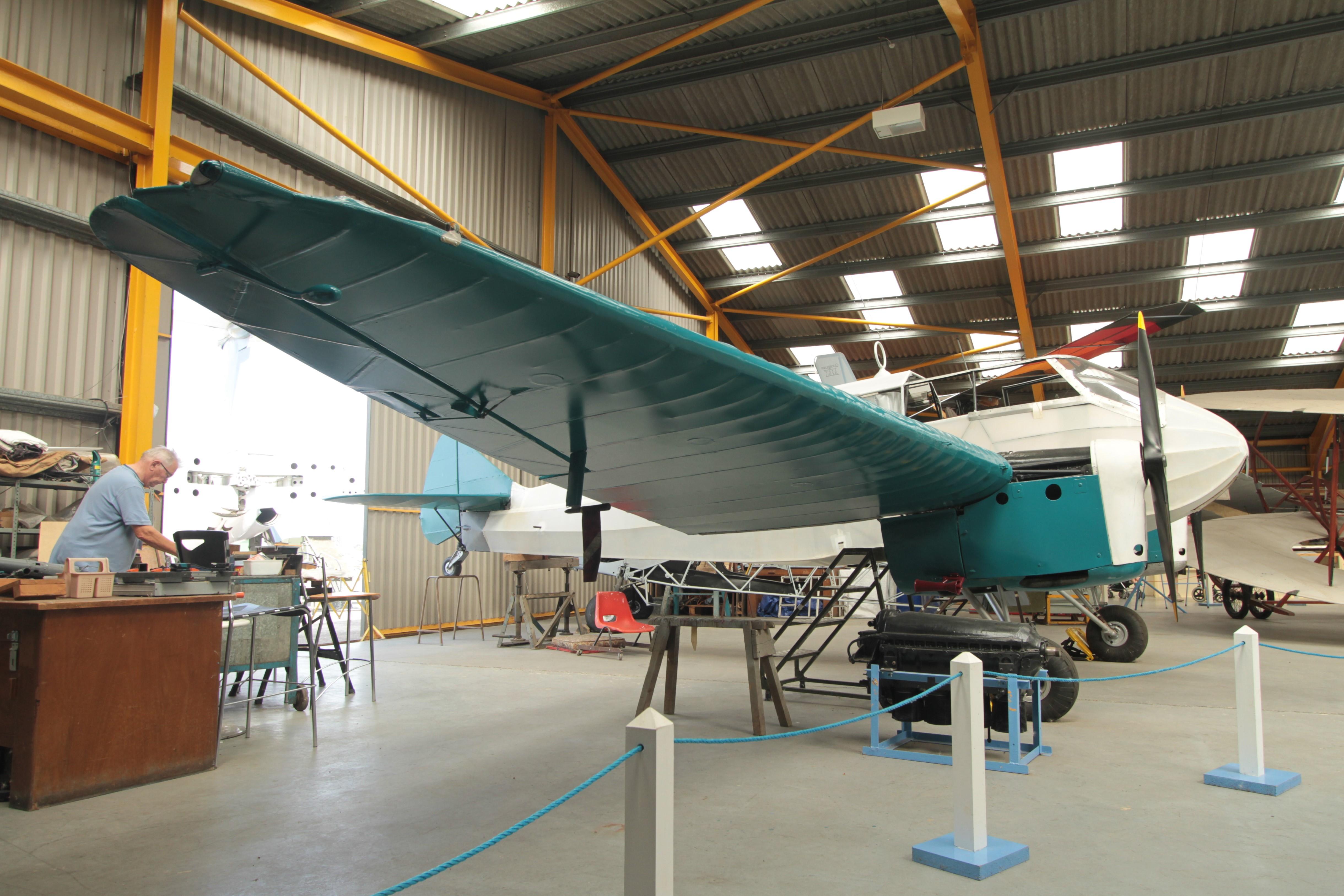 VH-UTH @ NEWARK AIR - VH-UTH 1935 General Aircraft Monospar ST12 Newark Air Museum  - by PhilR