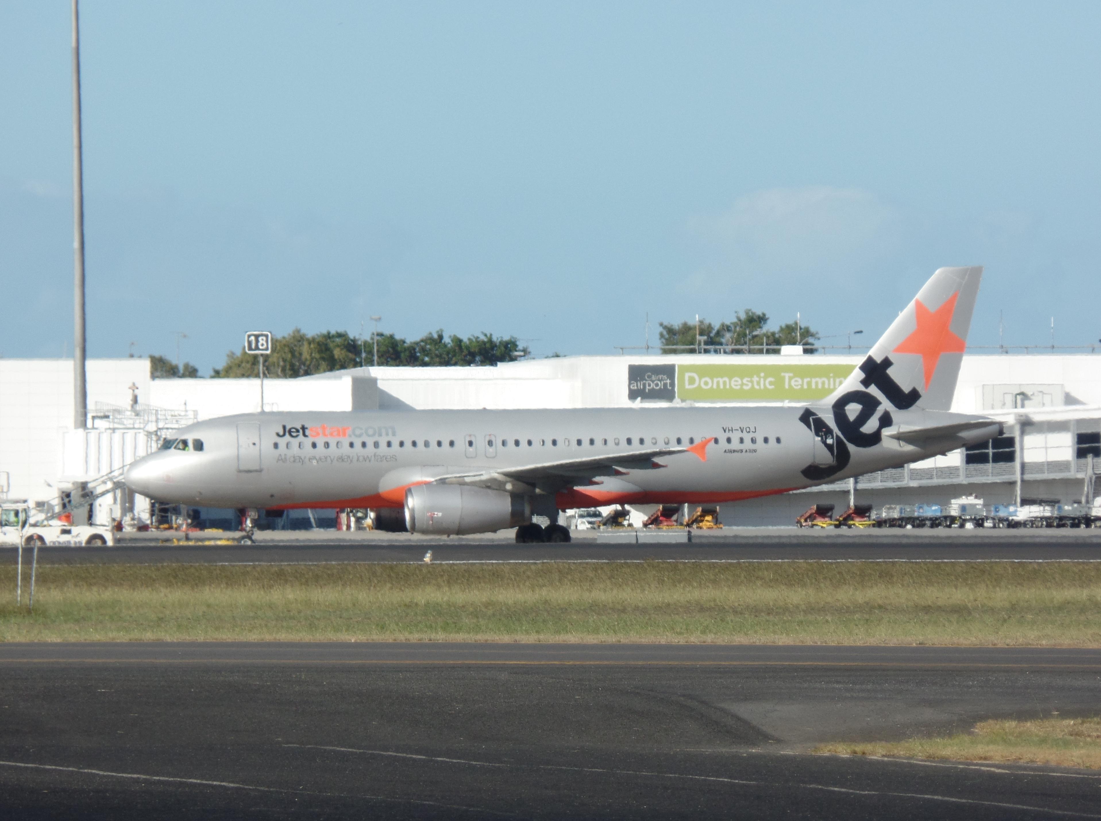VH-VQJ @ YBCS - VH-VQJ 2006 A320-200 Jetstar CN - by PhilR