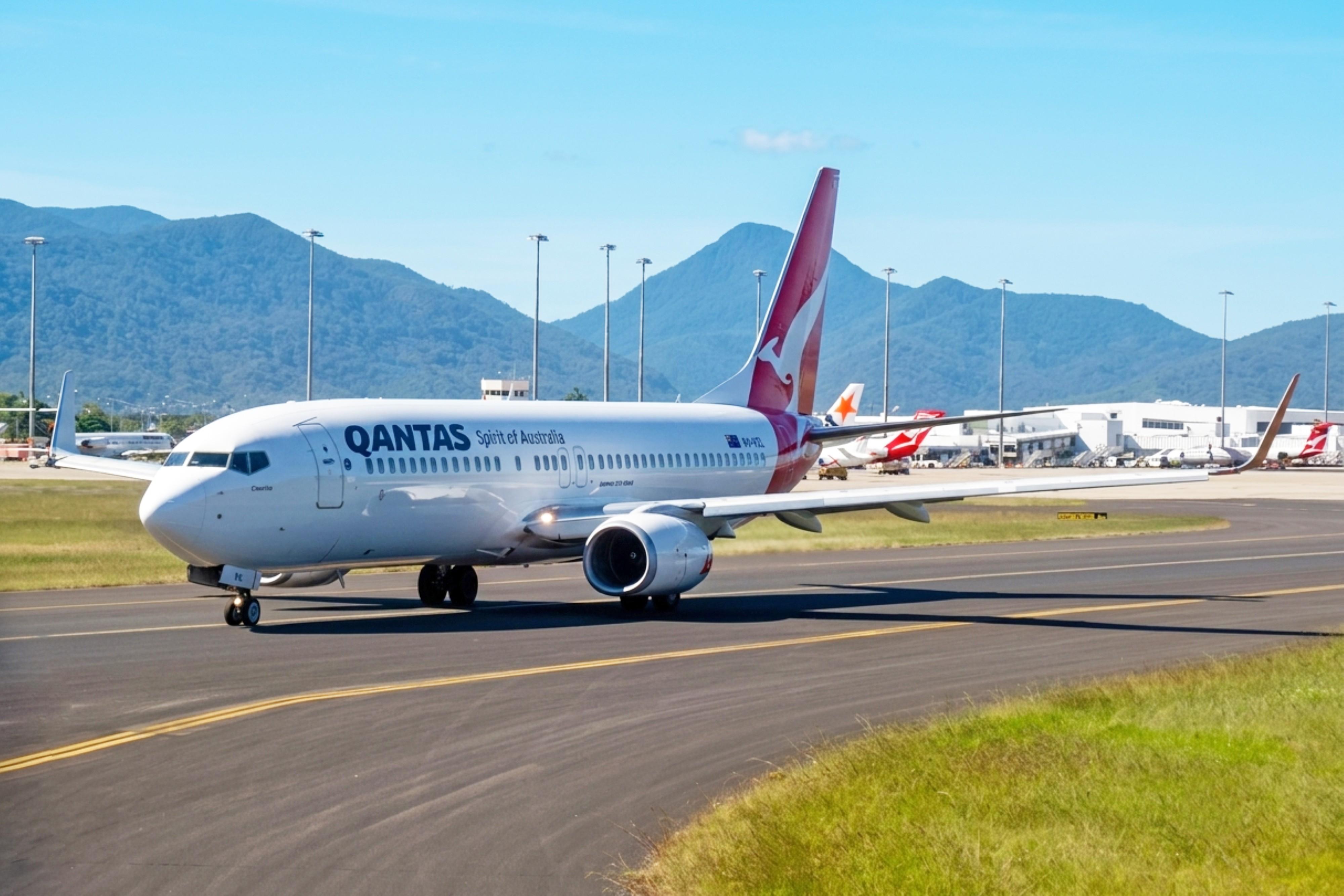 VH-VXL @ YBCS - VH-VXL 2002 B737-800 QANTAS CNS  - by PhilR