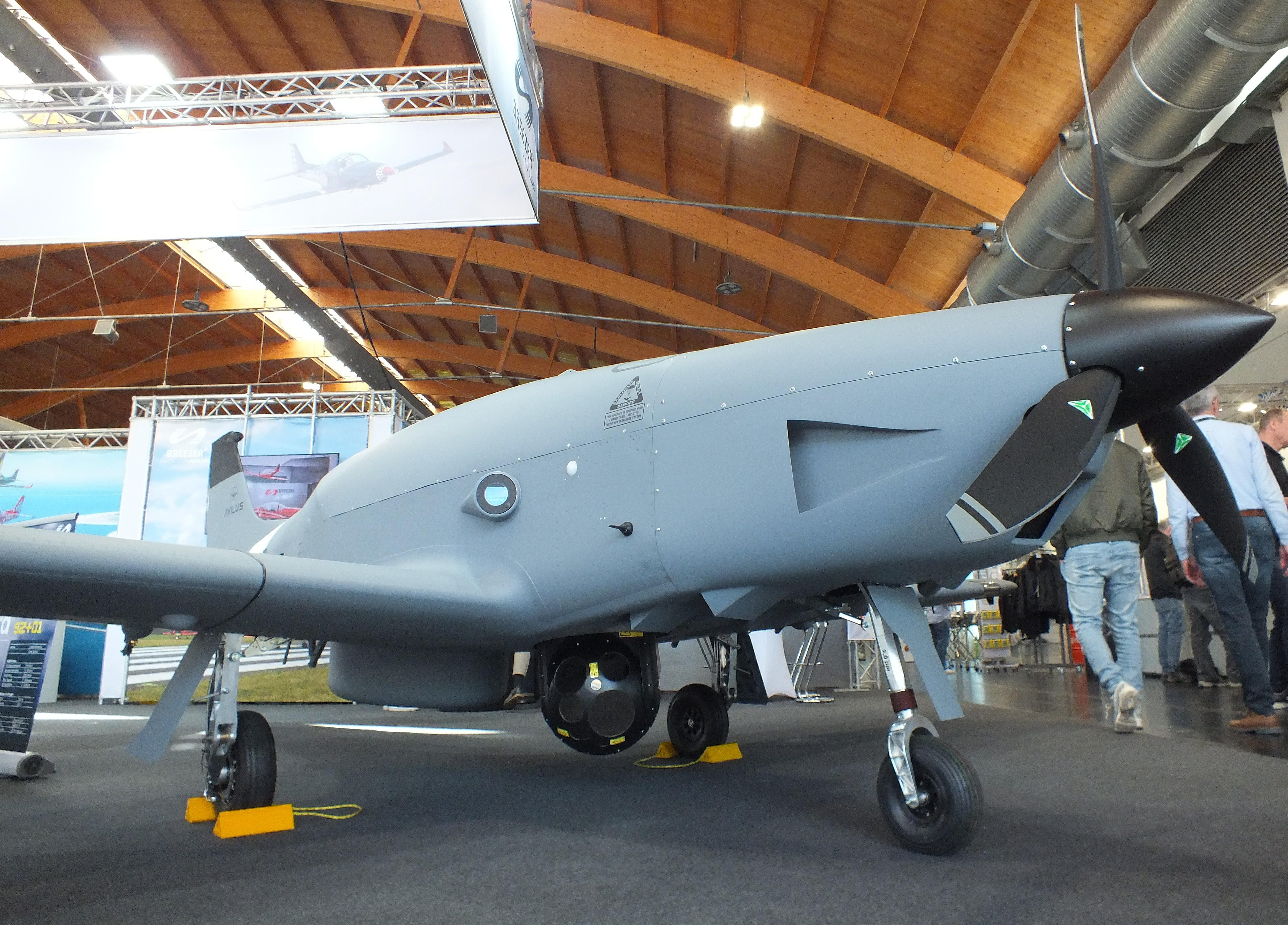 9Z 02 @ EDNY - Breezer Avilus Bussard UAV prototype at the AERO 2026, Friedrichshafen - by iwarnecke