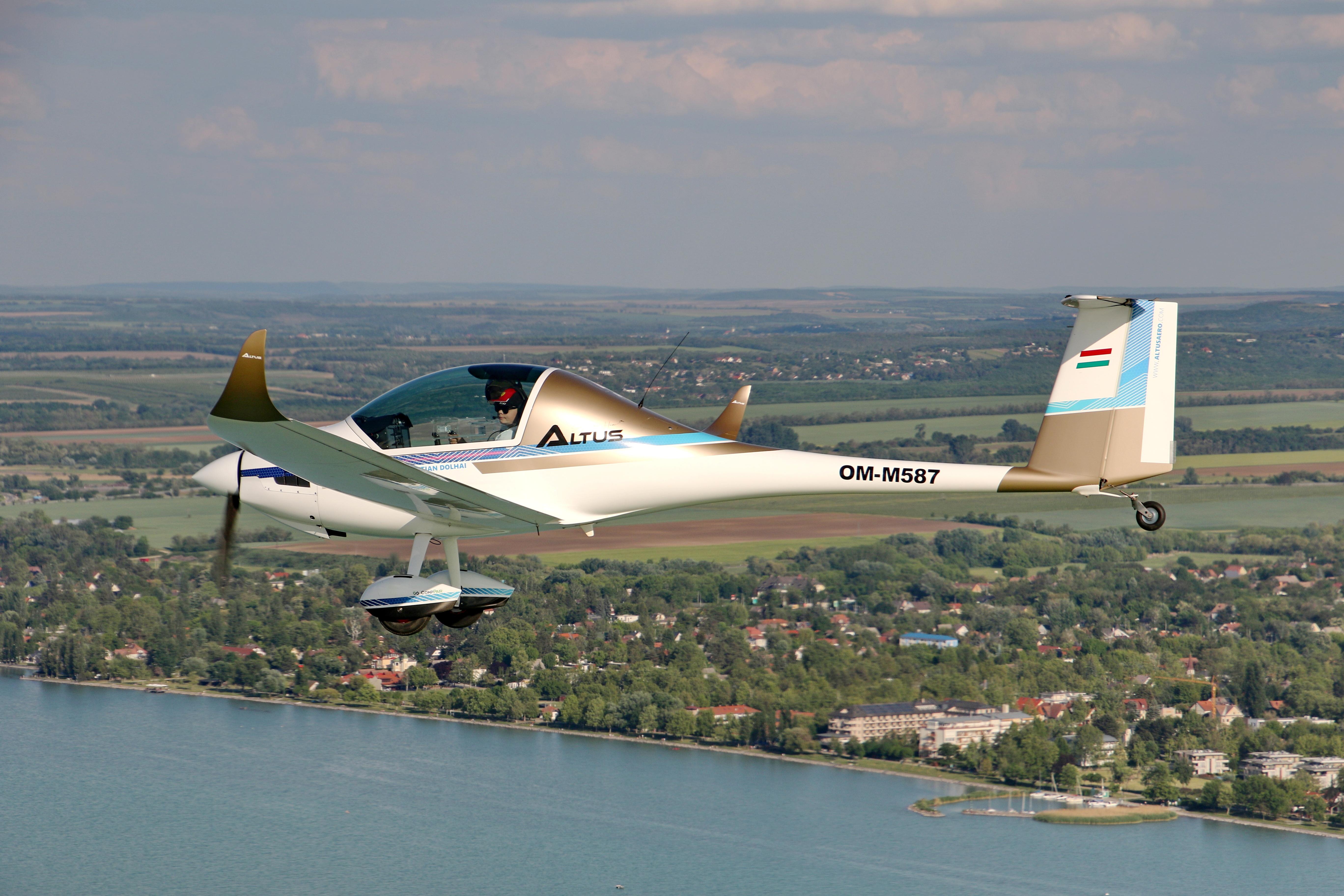 OM-M587 - In Hungary, in the airspace of Lake Balaton - by AttilaGroszvald/Groszi