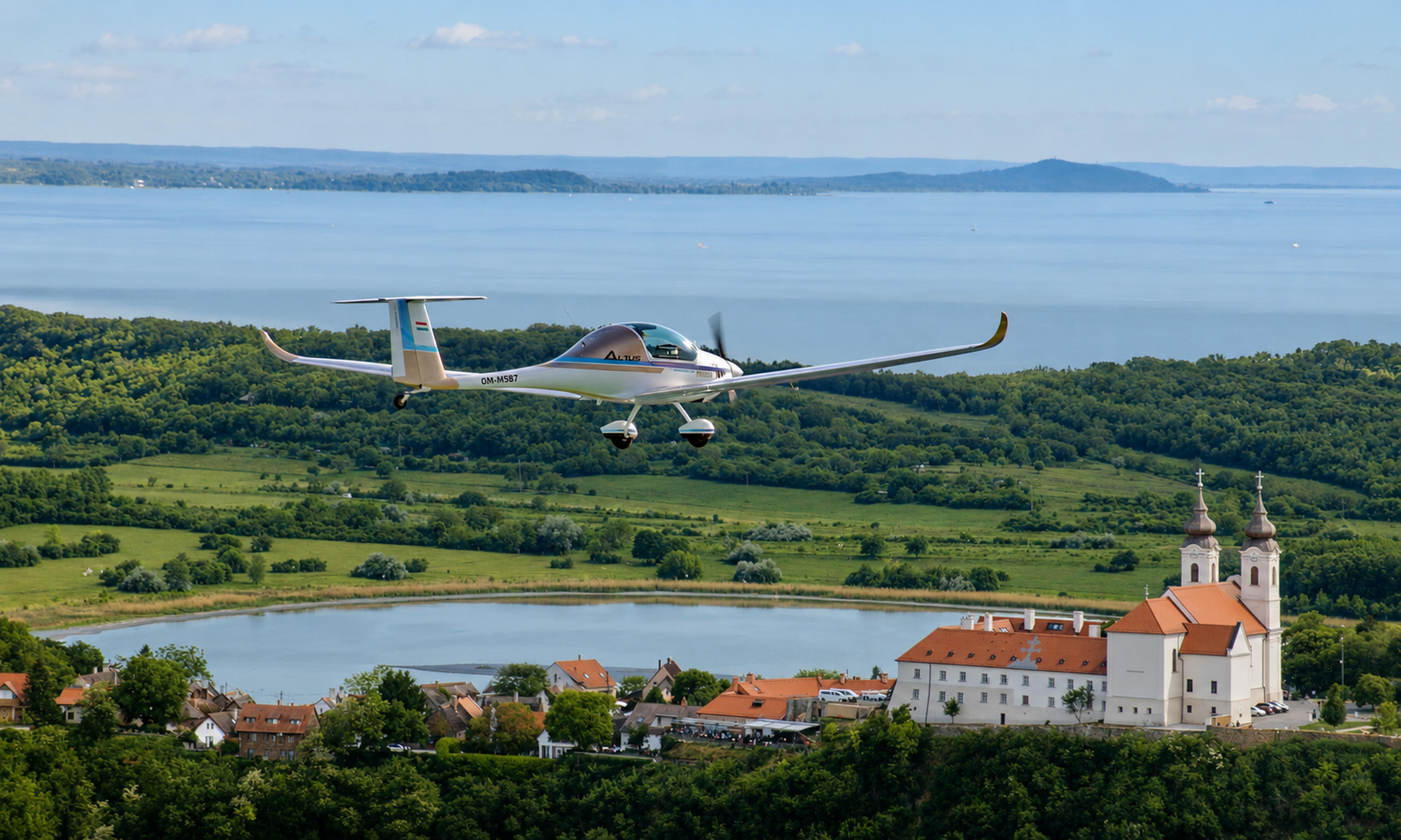 OM-M587 - In Hungary, in the airspace of Lake Balaton - by AttilaGroszvald/Groszi