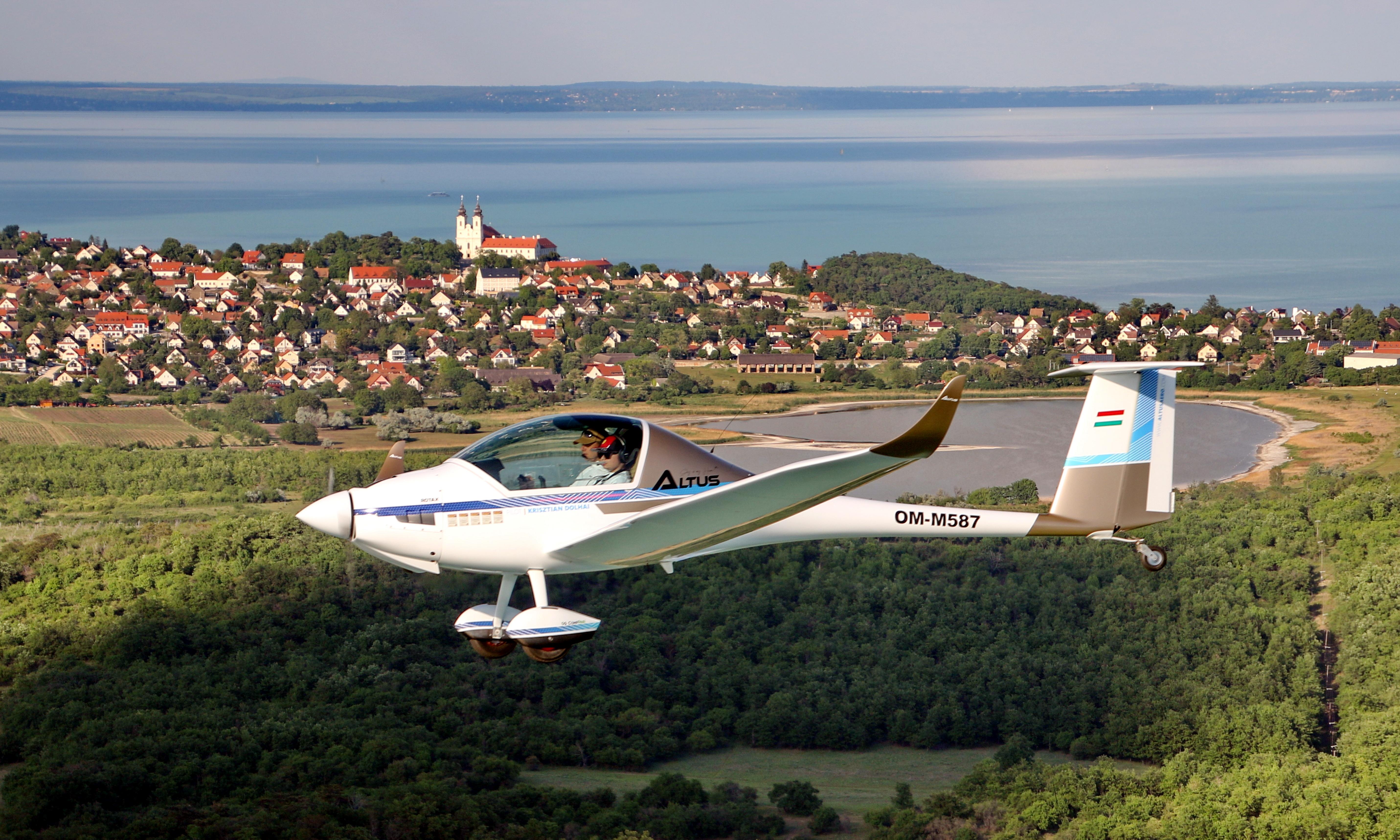 OM-M587 - In Hungary, in the airspace of Lake Balaton - by AttilaGroszvald/Groszi