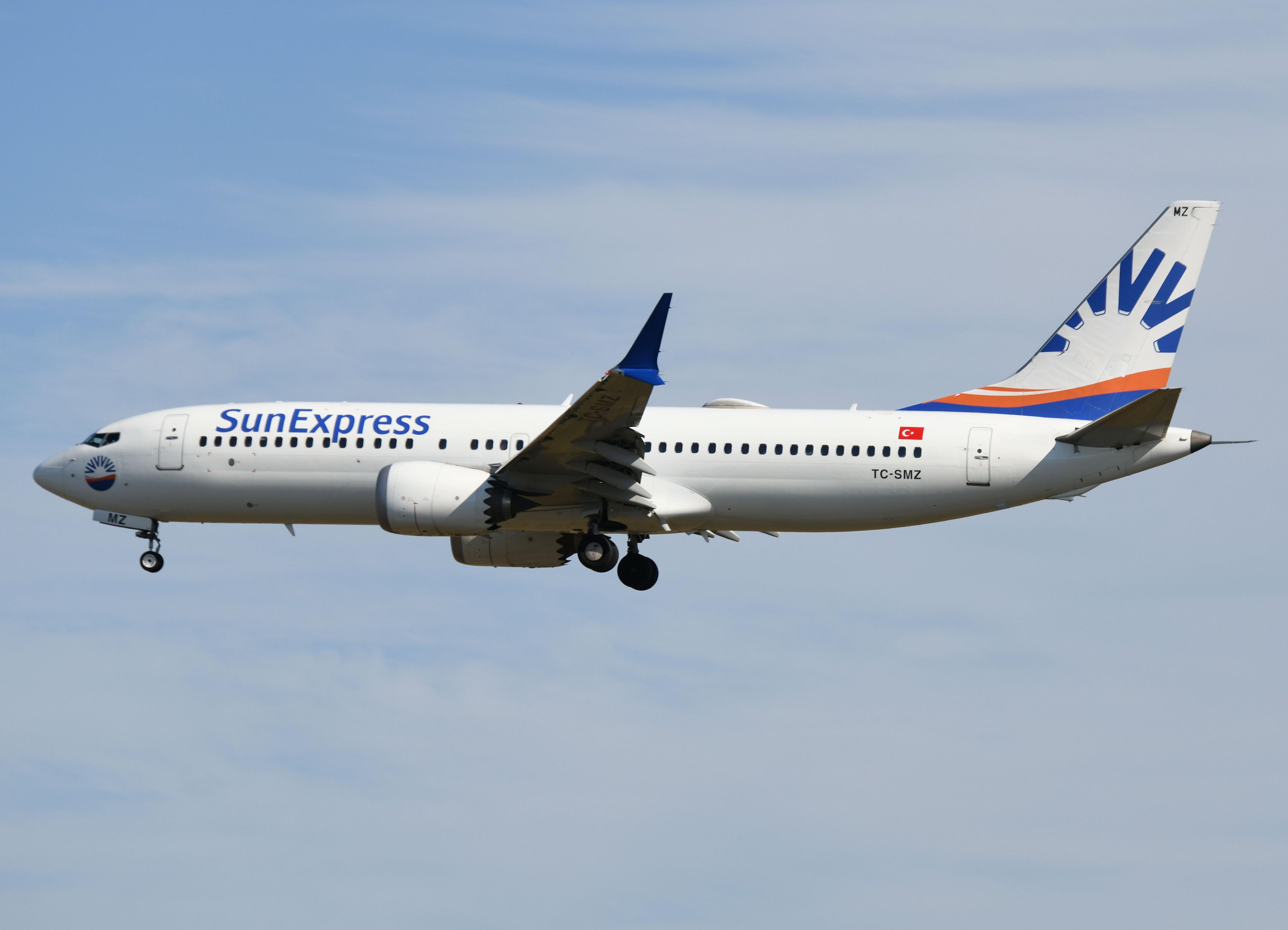 TC-SMZ @ EDDF - SunExpress B738MAX landing - by FerryPNL