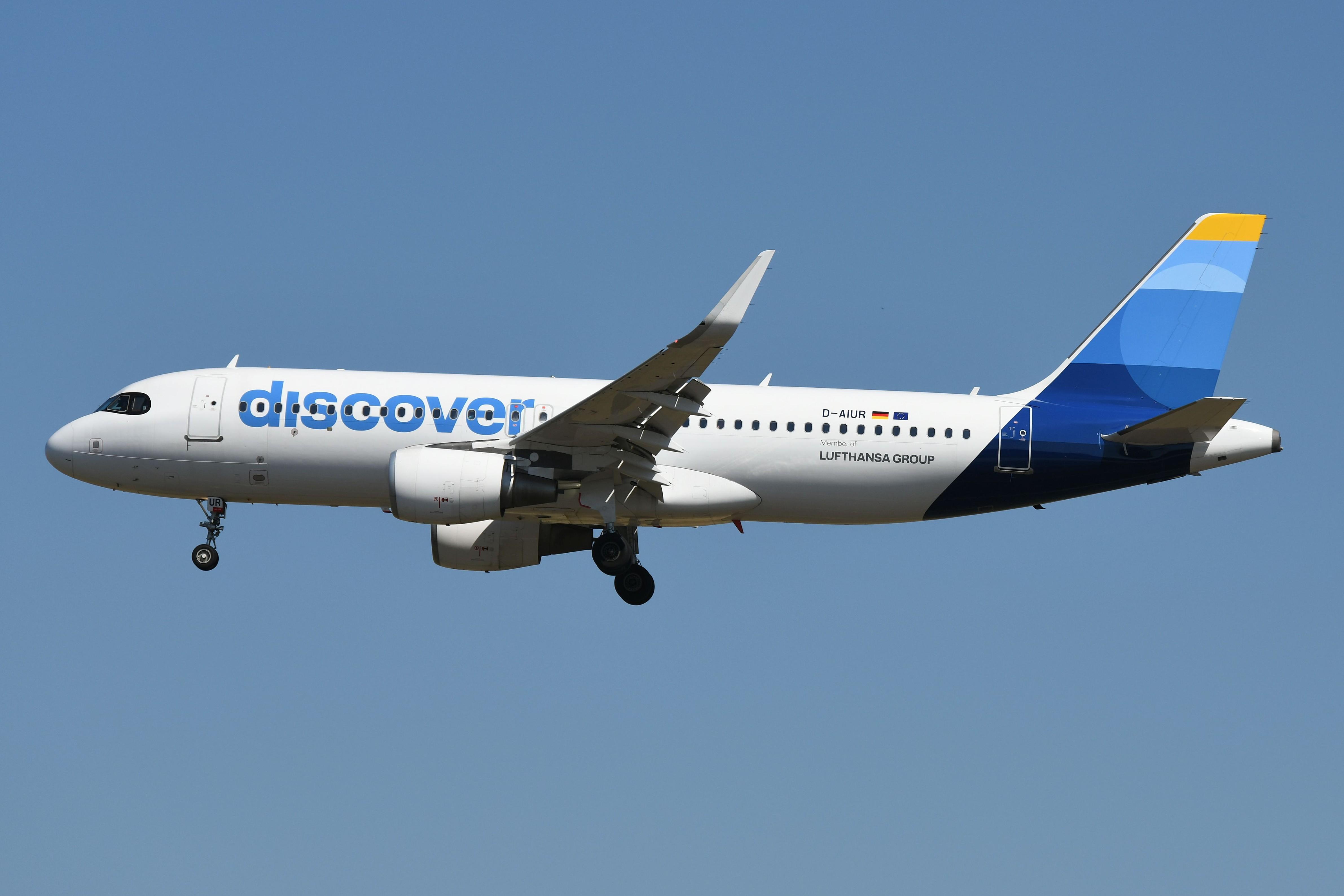 D-AIUR @ EDDF - Arrival of Discover A320 - by FerryPNL
