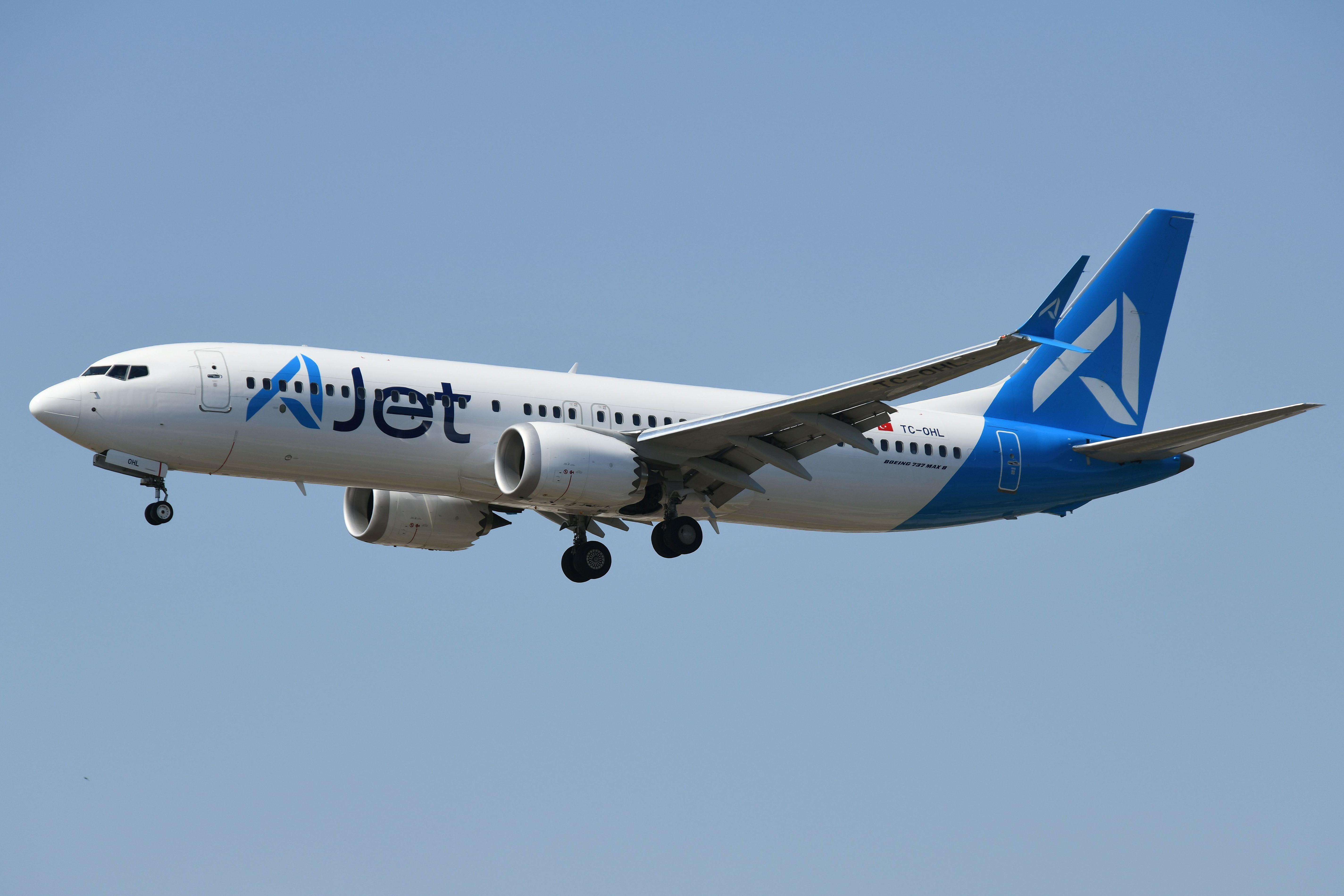 TC-OHL @ EDDF - AJet B738 Max landing - by FerryPNL