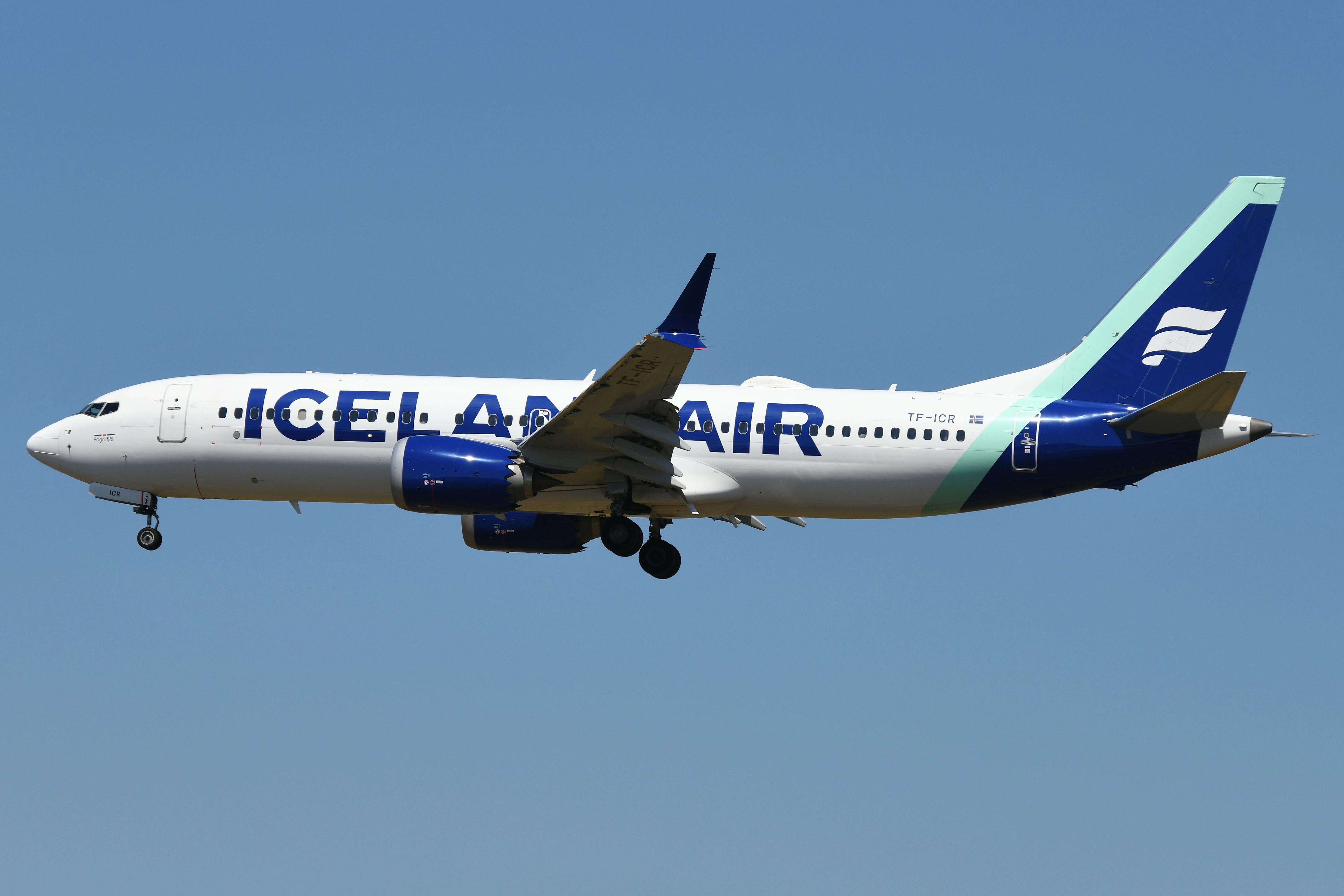 TF-ICR @ EDDF - Icelandair B738MAX landing in FRA - by FerryPNL