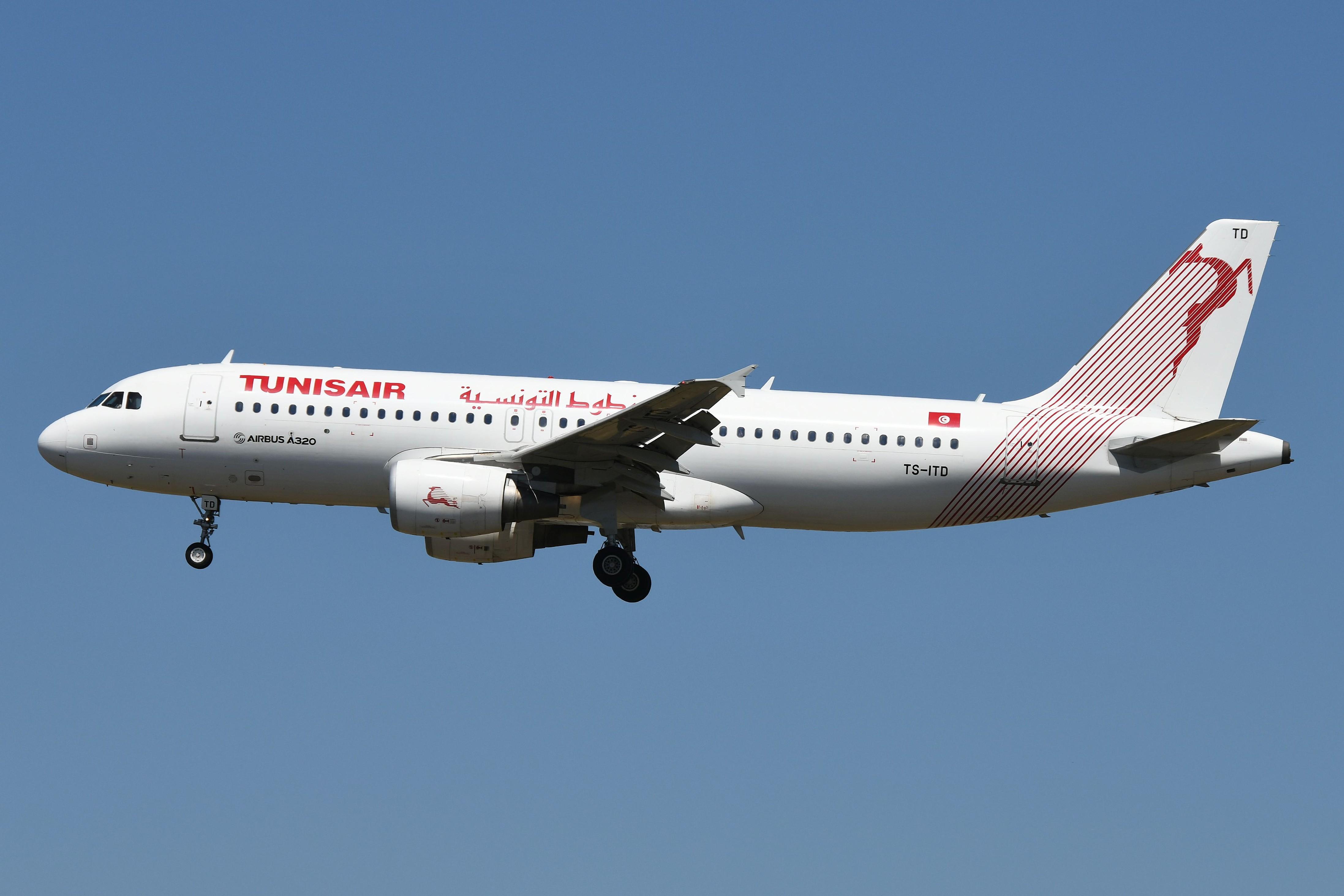 TS-ITD @ EDDF - Arrival of Tunisair A320 - by FerryPNL