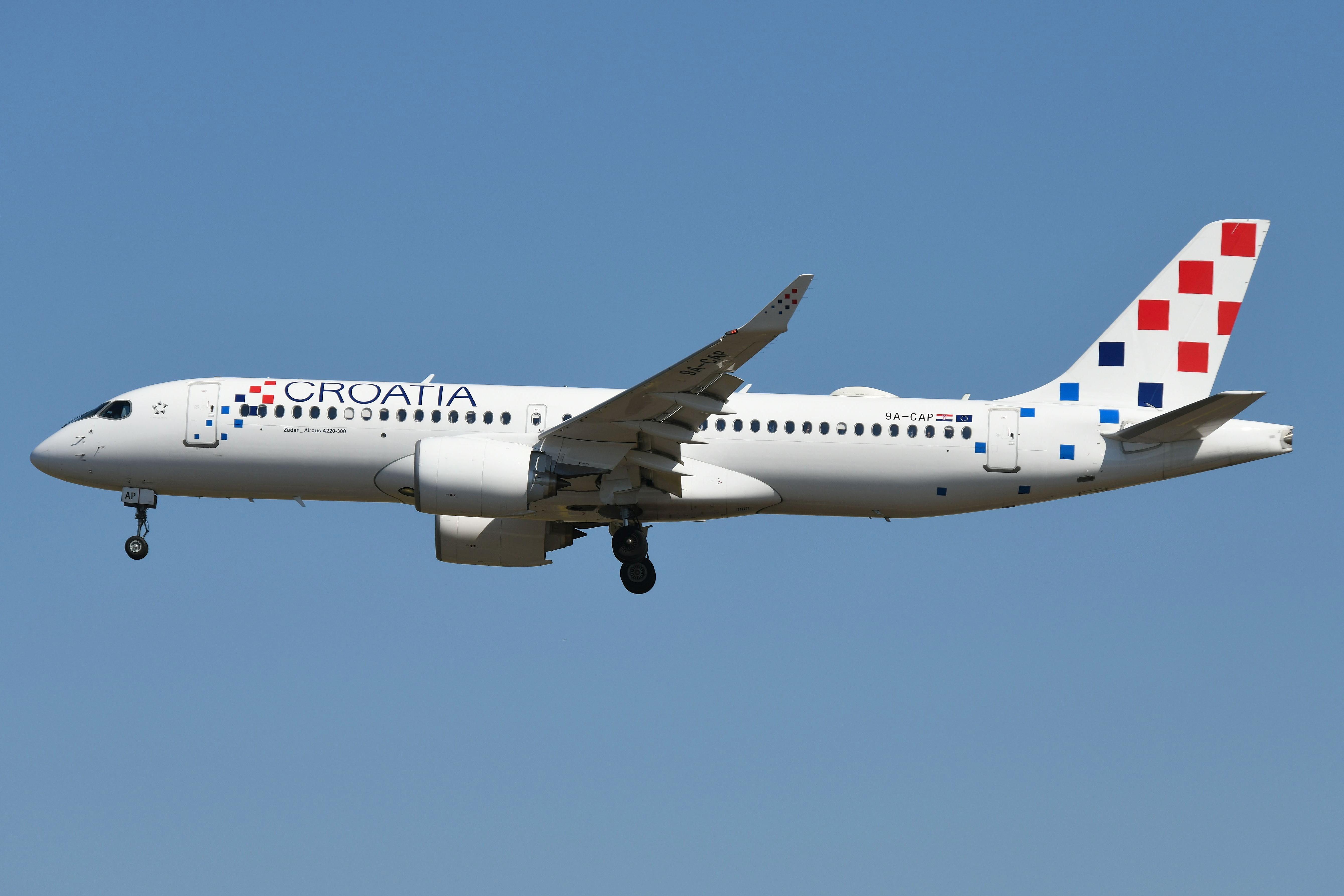 9A-CAP @ EDDF - Croatia A223 coming in to land - by FerryPNL