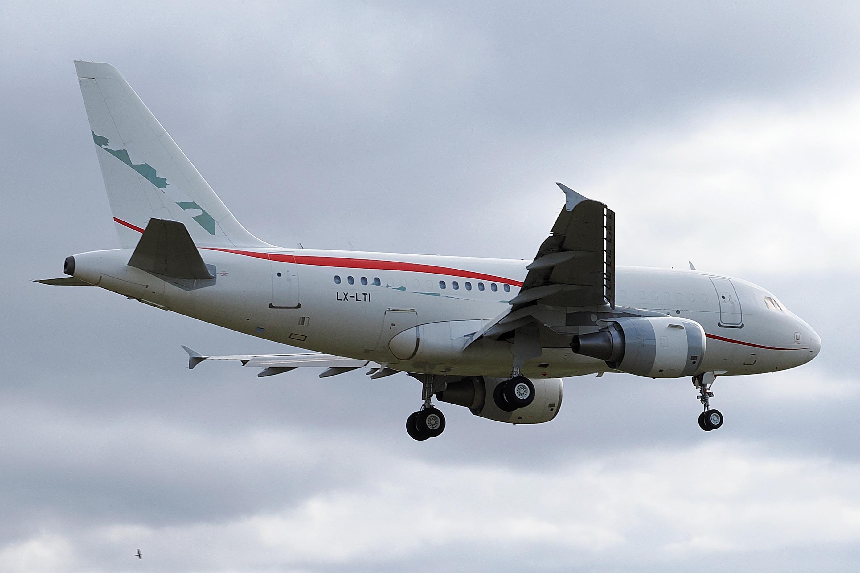 LX-LTI @ EGSH - Landing at Norwich. - by Graham Reeve