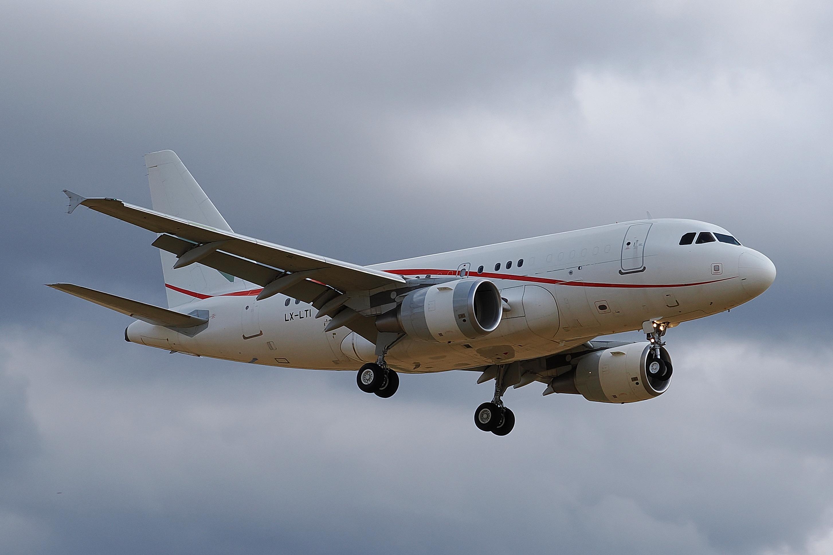 LX-LTI @ EGSH - Landing at Norwich. - by Graham Reeve