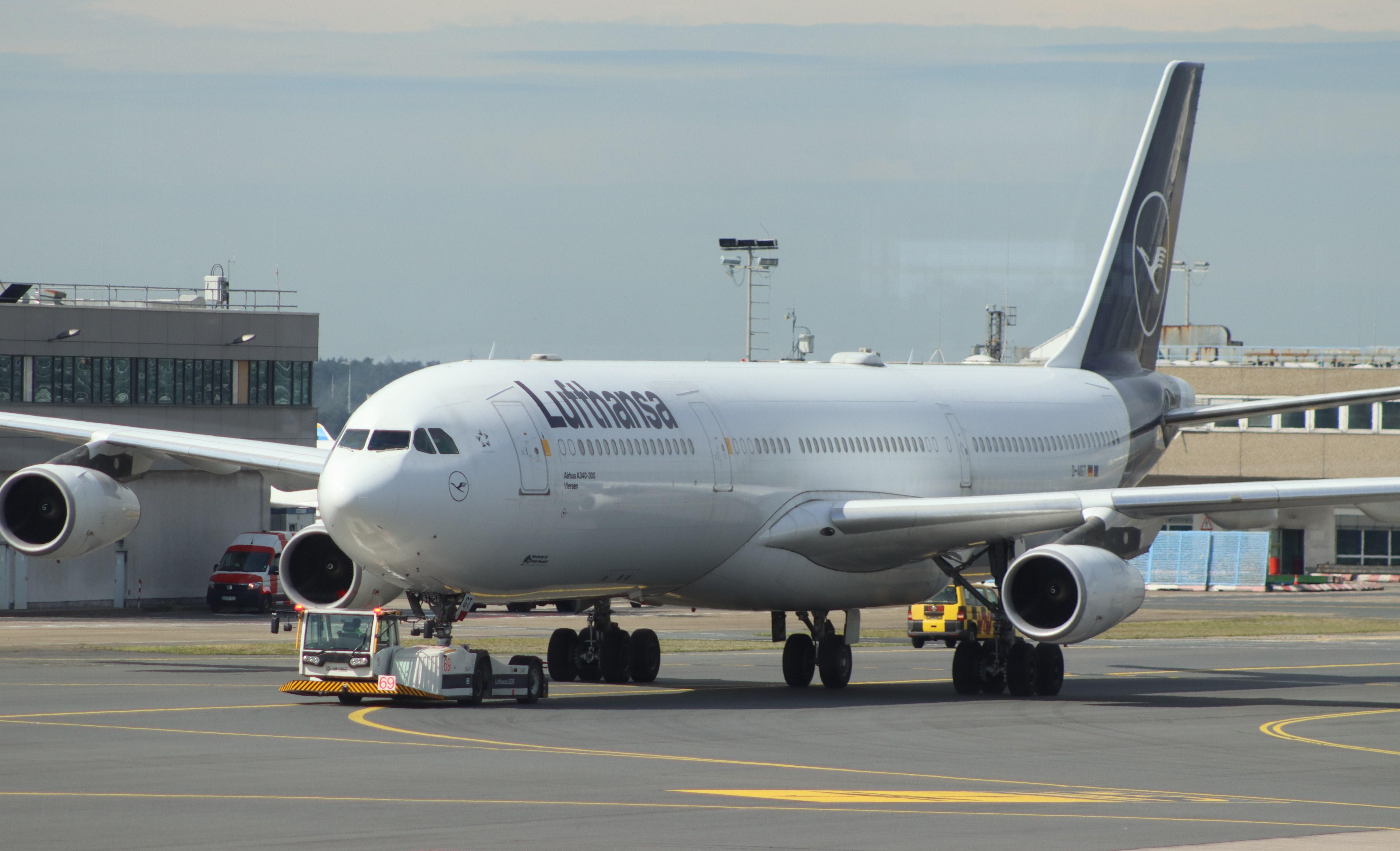 D-AIGT @ EDDF - Airbus A340-313 - by MarkPasqualino