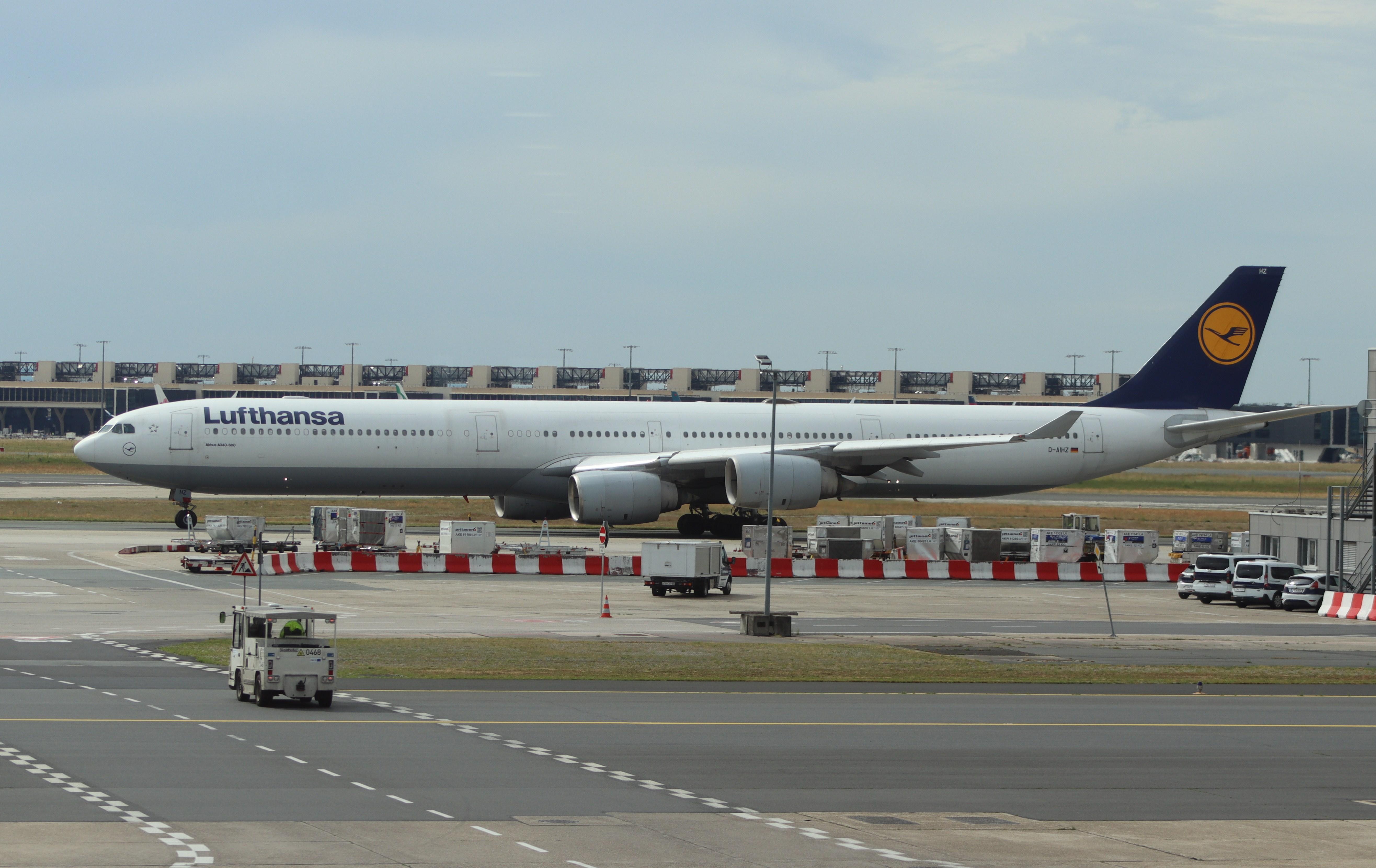 D-AIHZ @ EDDF - Airbus A340-642X - by MarkPasqualino