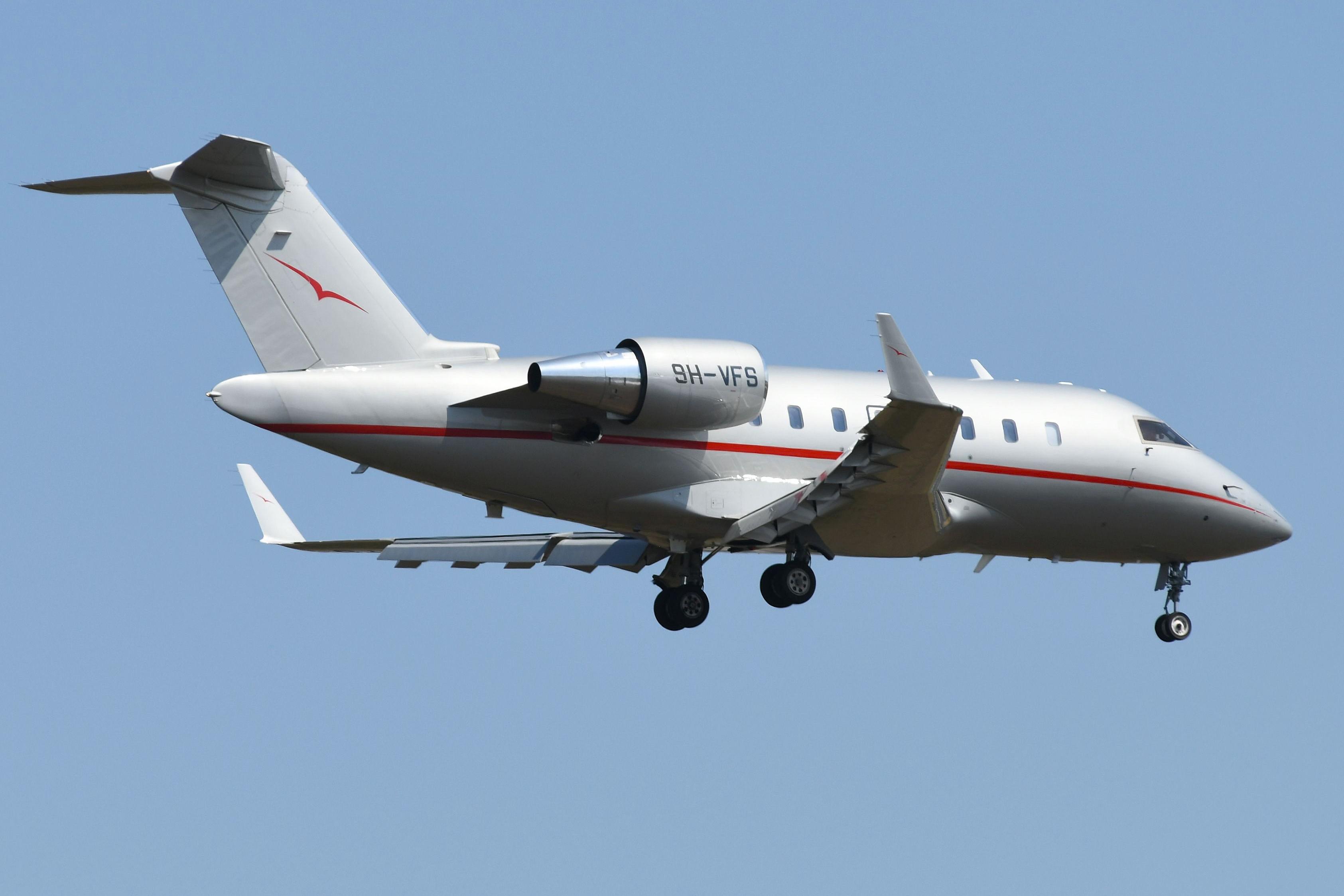 9H-VFS @ EDDF - Vistajet CL6005 landing in FRA - by FerryPNL