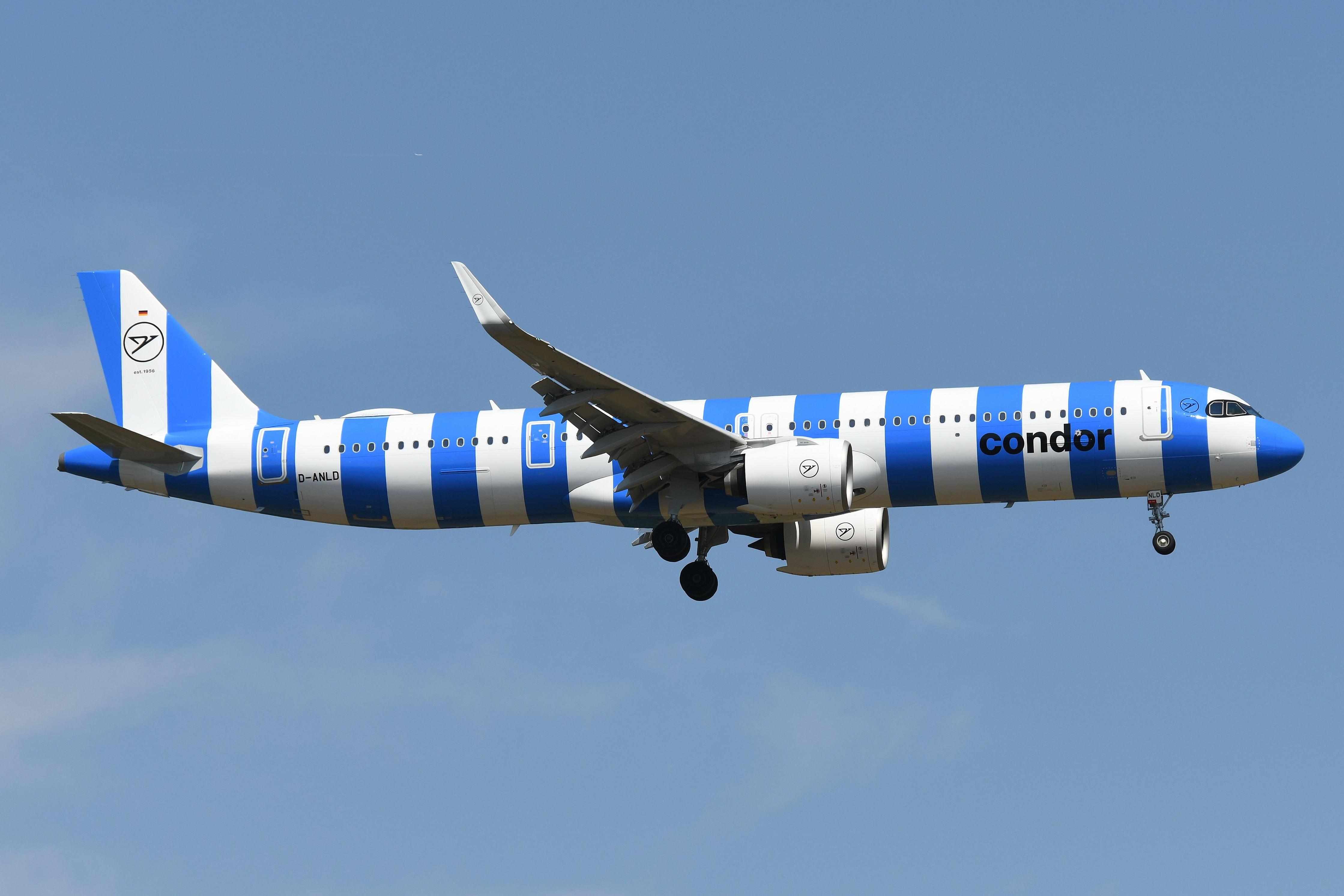D-ANLD @ EDDF - Arrival of blue Condor A321N - by FerryPNL
