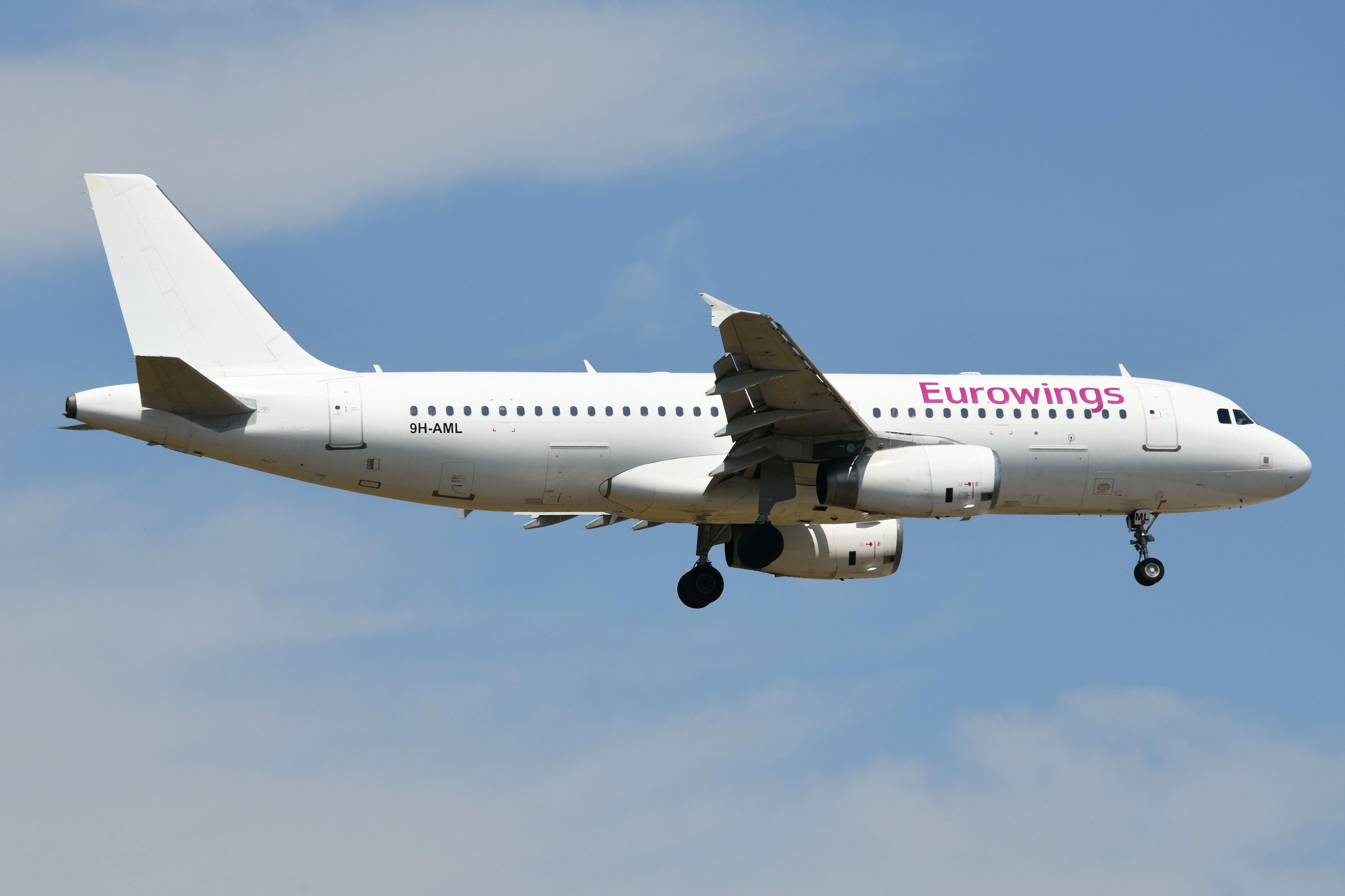9H-AML @ EDDF - Eurowings arriving with a leased A320 - by FerryPNL