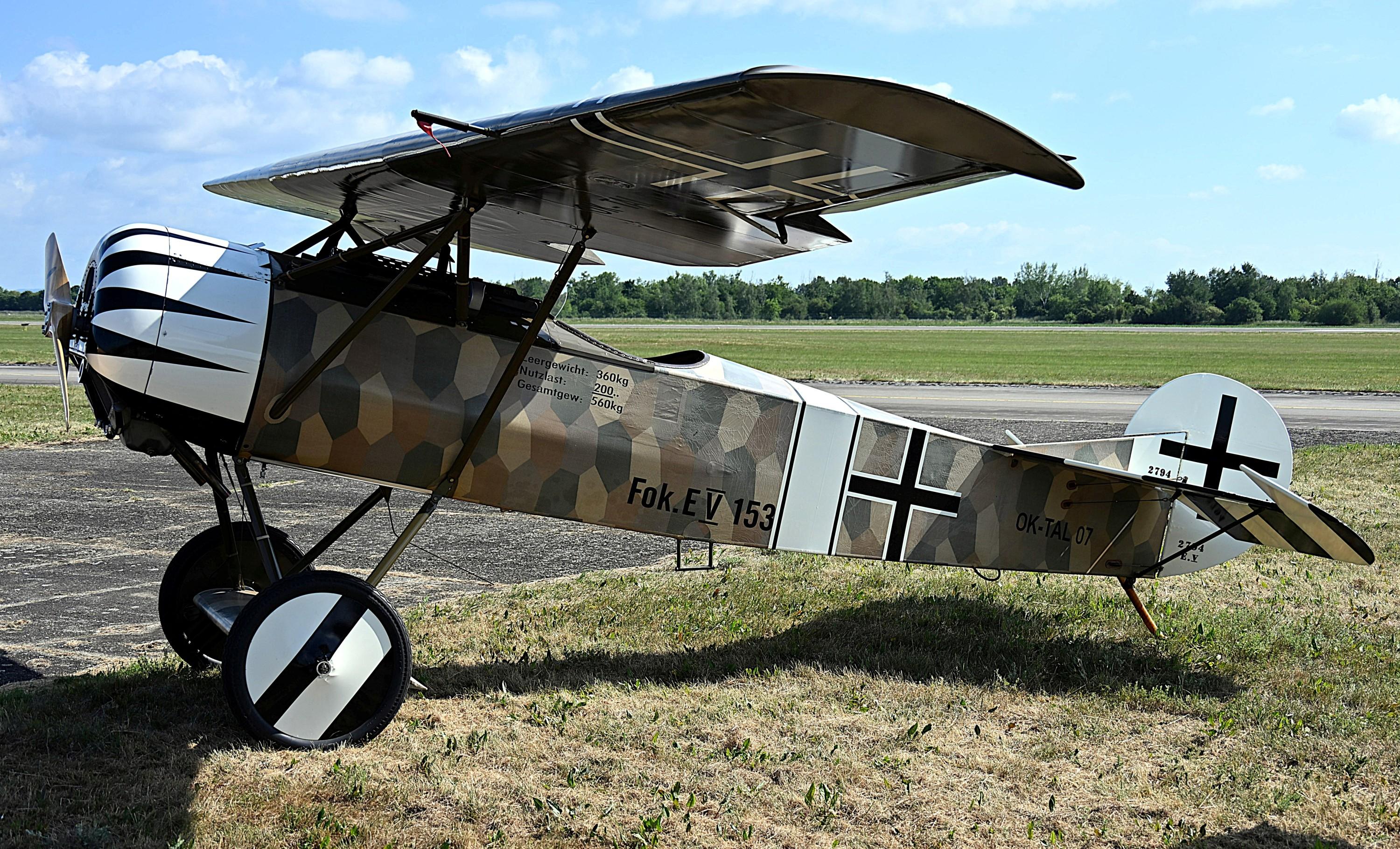 OK-TAL07 @ LKHK - Excellent replica of the WW I - Fokker at the Hradec Kralove Airshow 2026 - by ReinhardJost