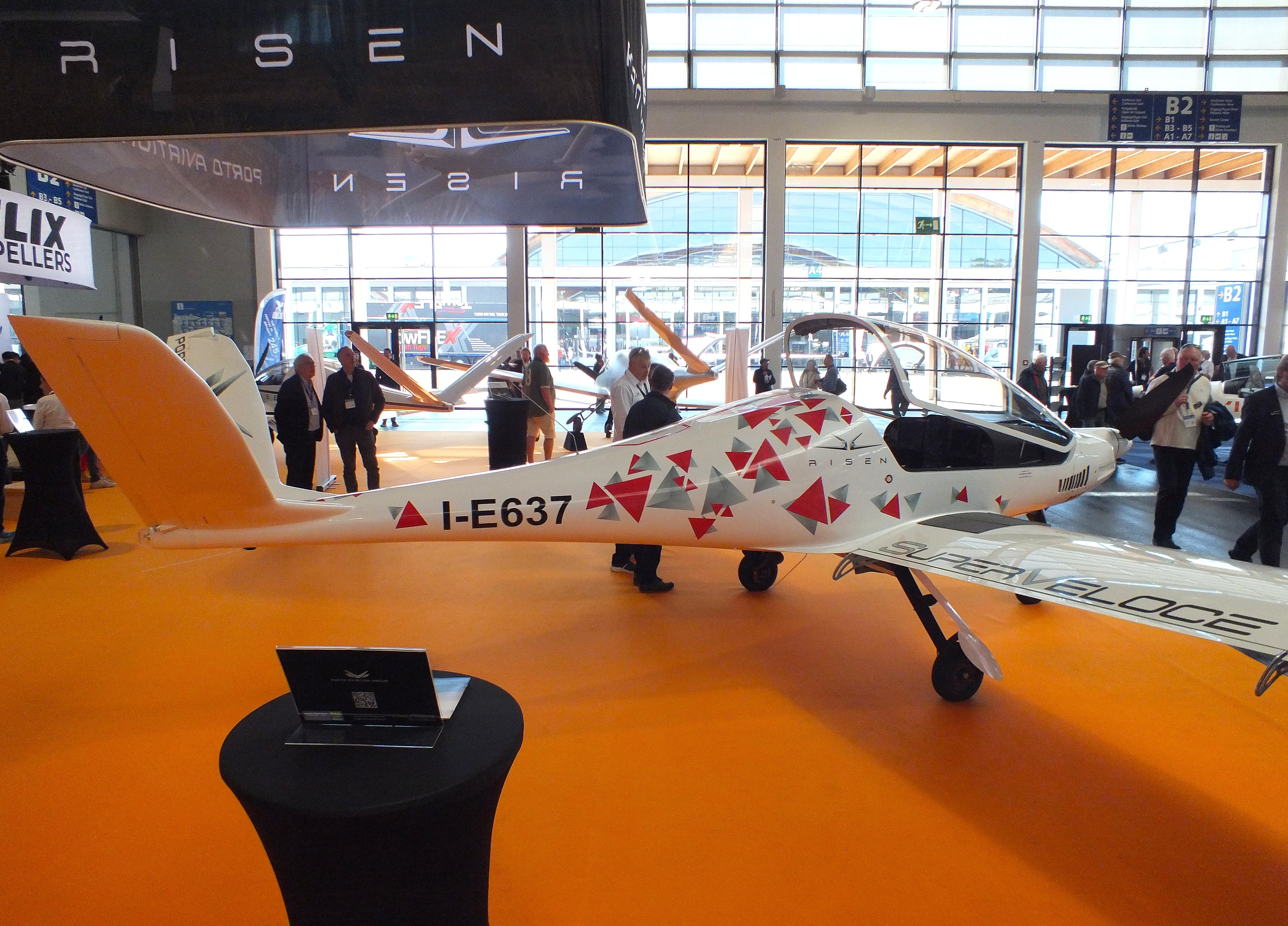 I-E637 @ EDNY - Porto Aviation Risen SuperVeloce at the AERO 2026, Friedrichshafen - by iwarnecke
