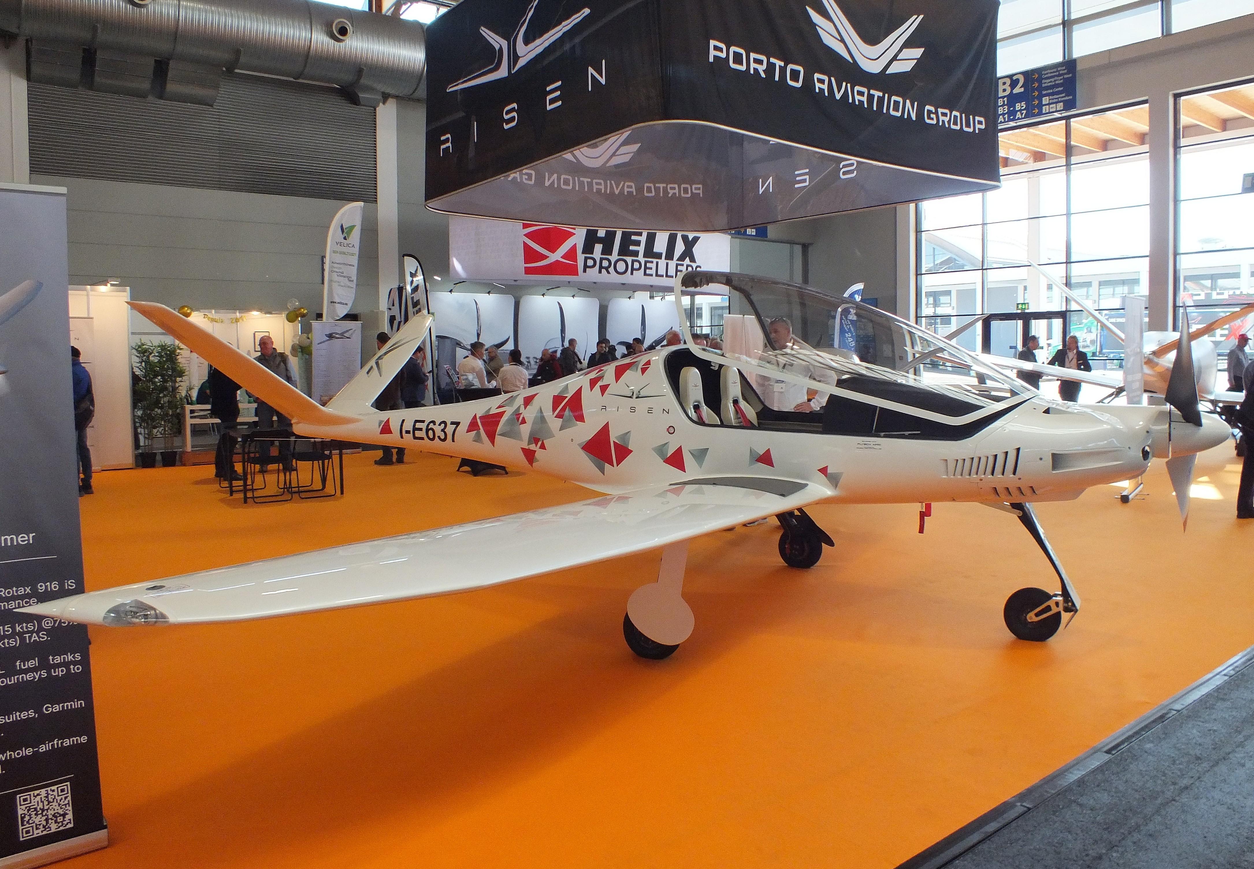 I-E637 @ EDNY - Porto Aviation Risen SuperVeloce at the AERO 2026, Friedrichshafen - by iwarnecke