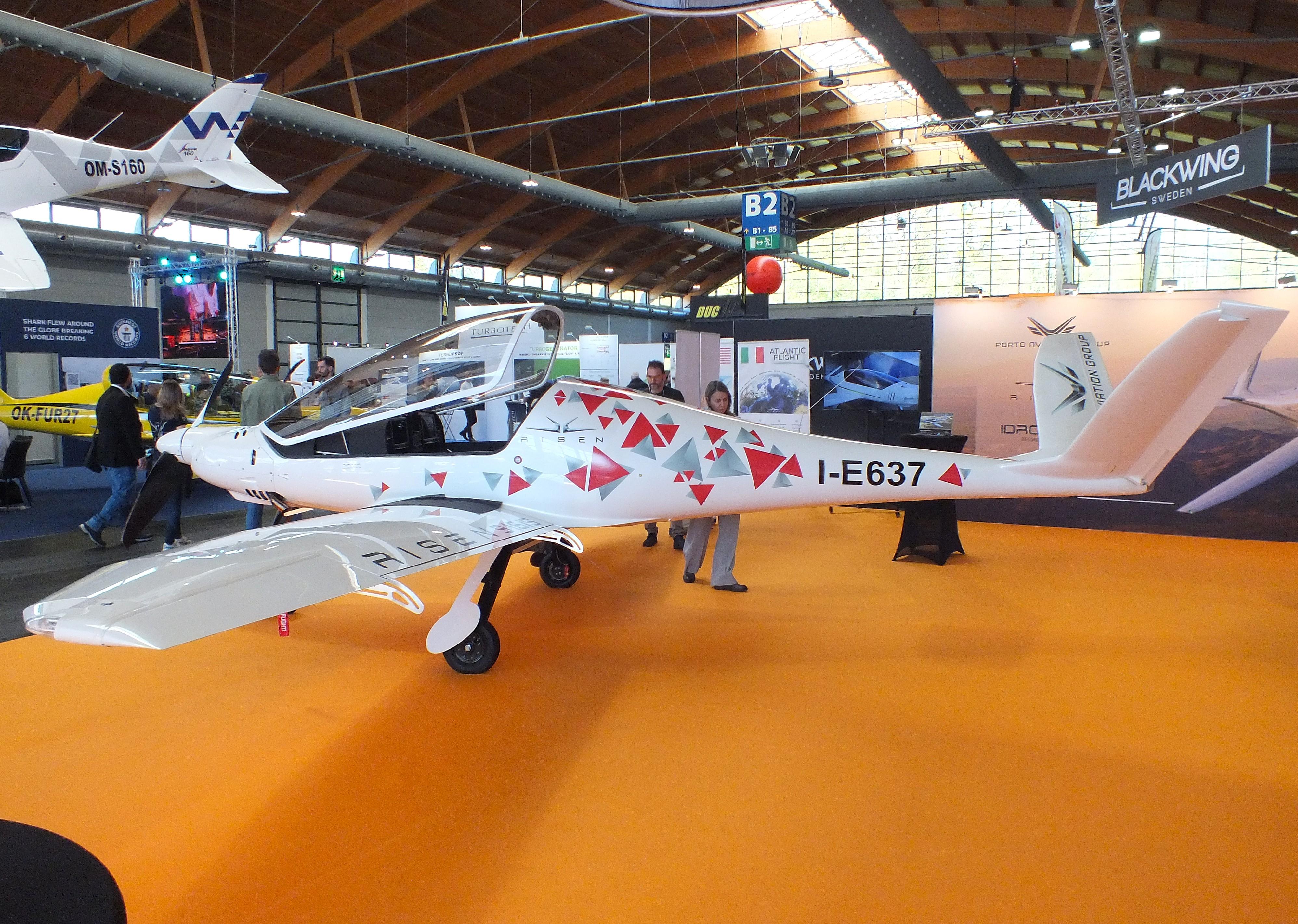I-E637 @ EDNY - Porto Aviation Risen SuperVeloce at the AERO 2026, Friedrichshafen - by iwarnecke