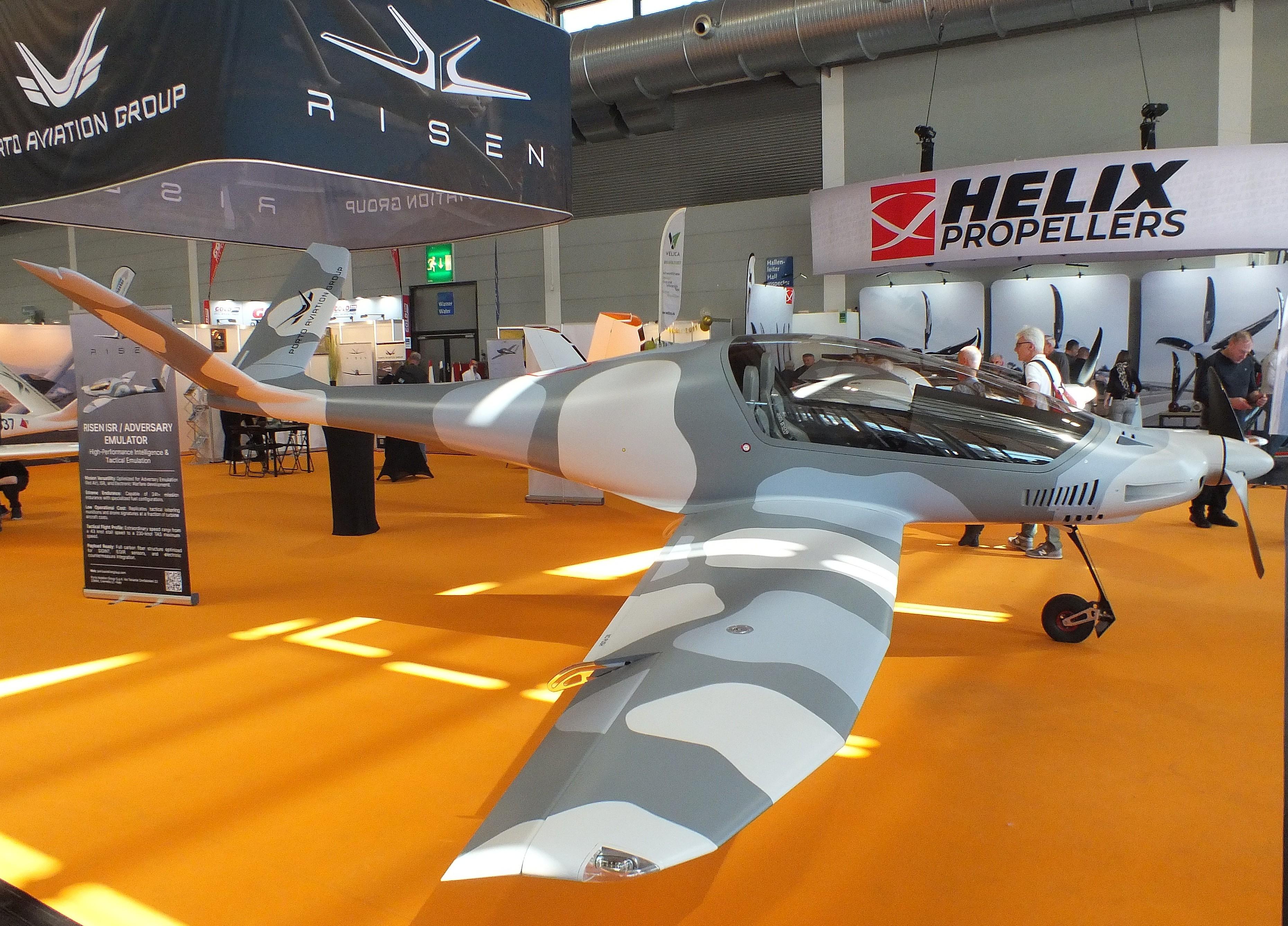 UNKNOWN @ EDNY - Porto Aviation Risen ISR Adversary Emulator at the AERO 2026, Friedrichshafen - by iwarnecke