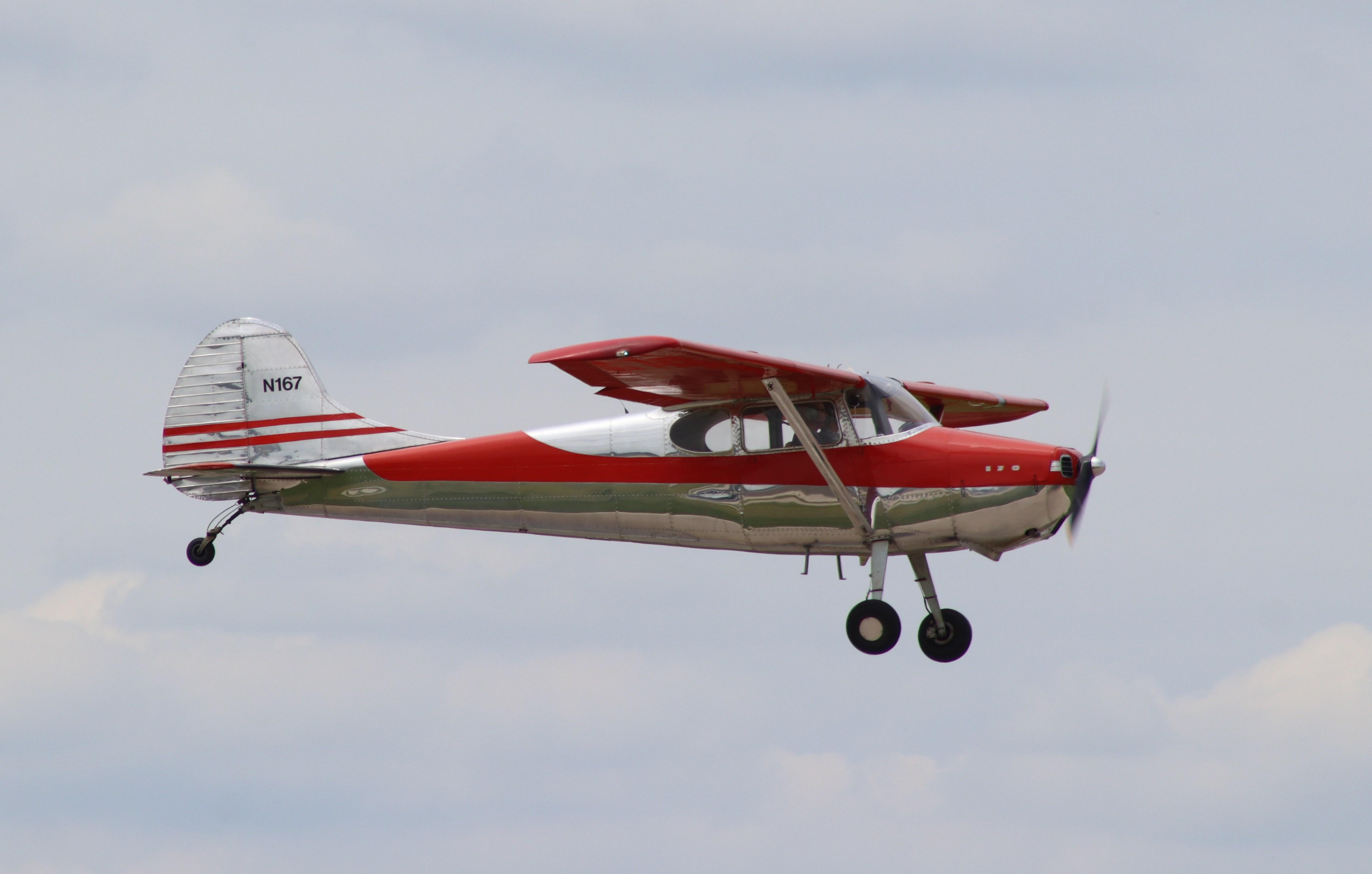 N167 @ KJVL - Cessna 170A - by MarkPasqualino