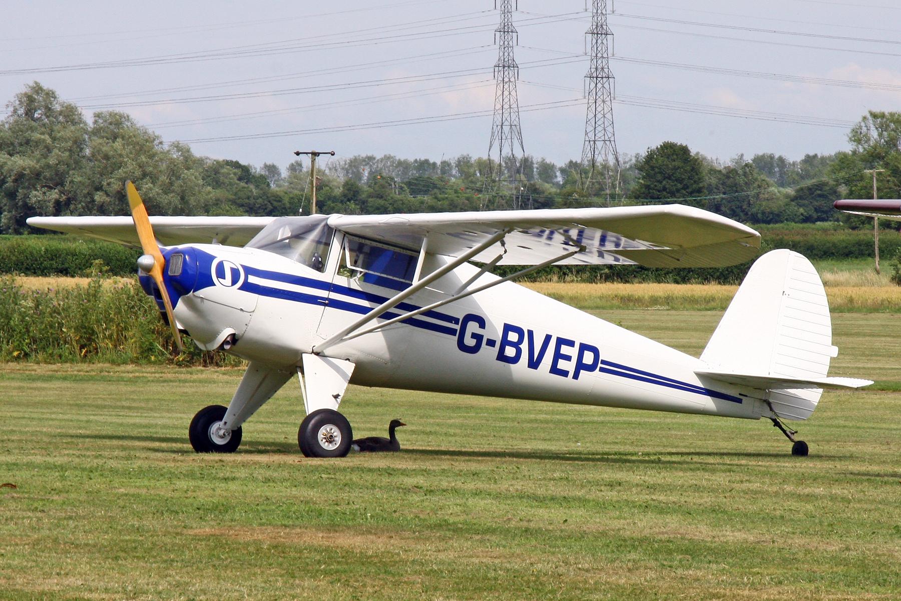 G-BVEP @ EGTW - Luscombe 80th Anniversary Rally - Oaksey Park, 27th/28th June 2026 - by Chris Hall