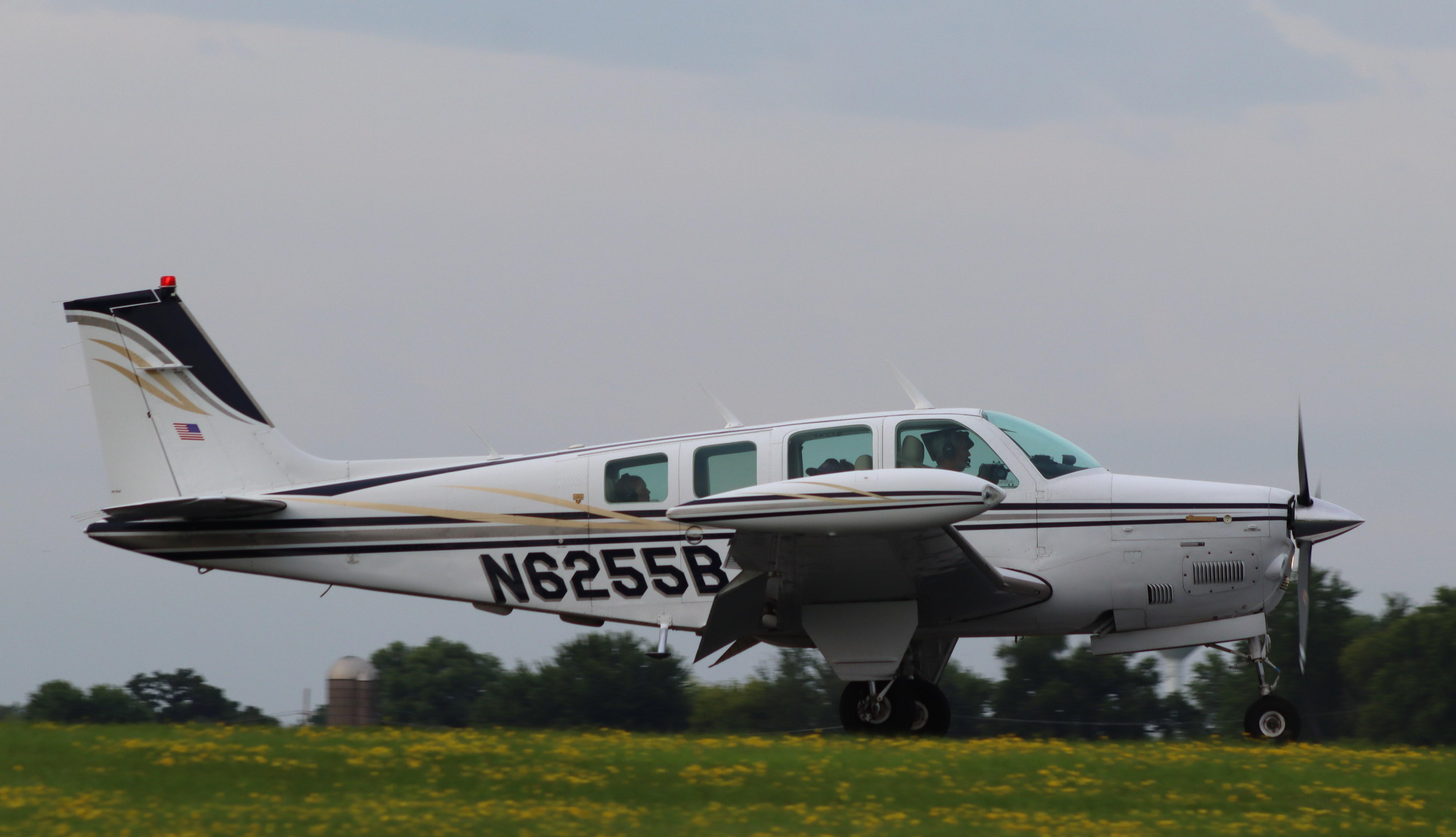 N6255B @ C77 - Beech A36 - by MarkPasqualino