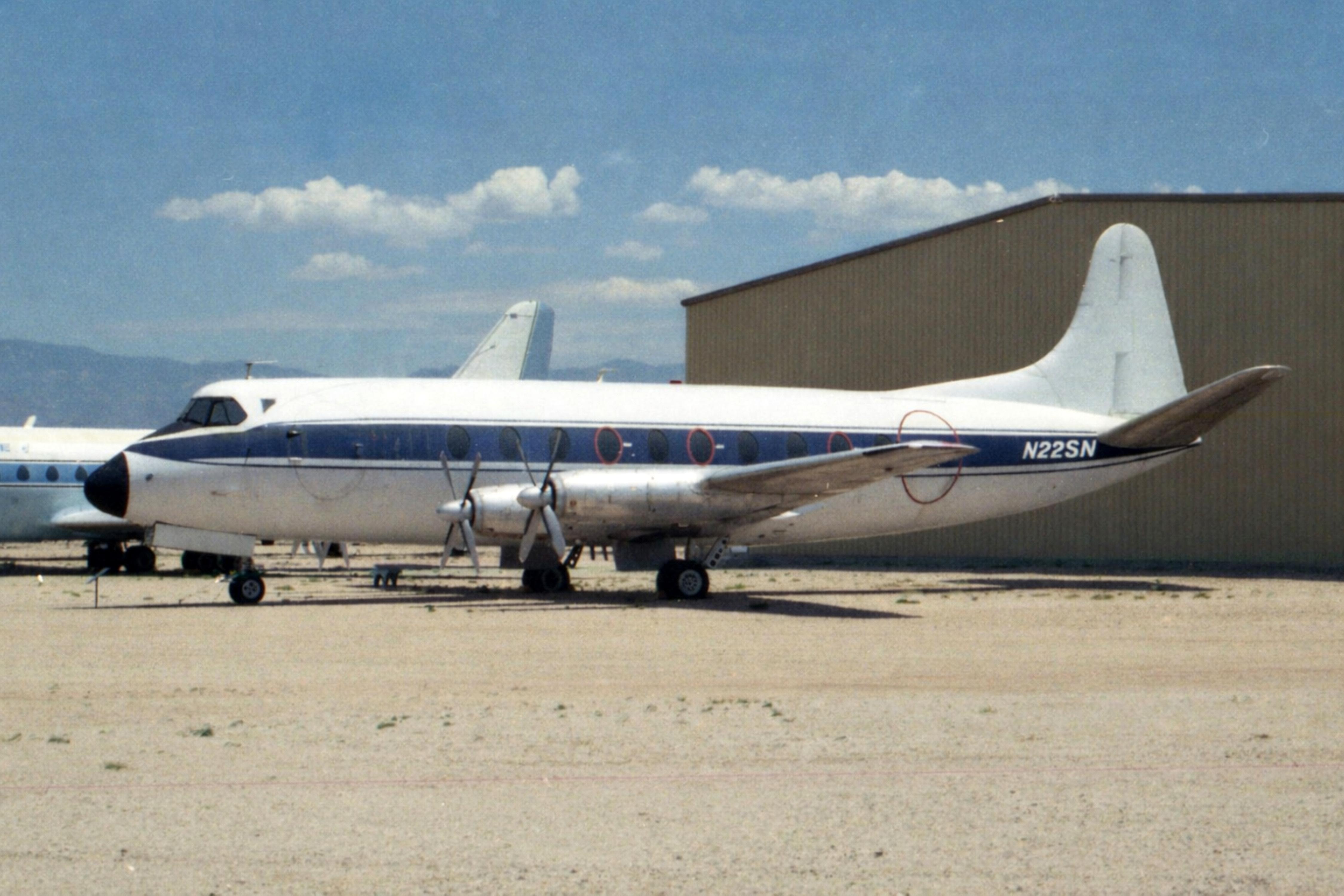 N22SN @ PIMA - N22SN 1954 Vickers V724 Viscount Pima  - by PhilR