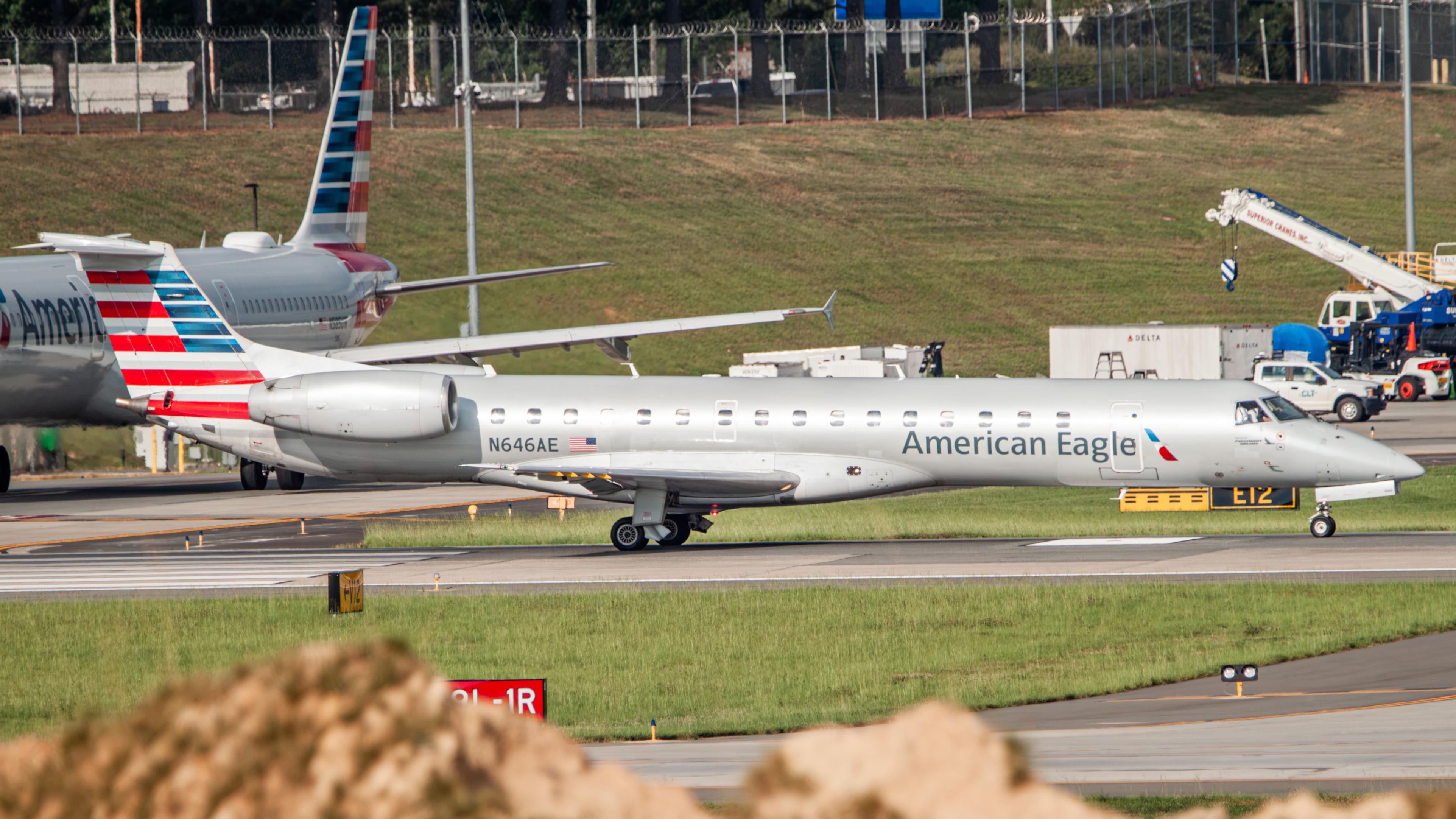 N646AE @ KCLT - American Eagle/Piedmont ERJ-145 - by AviationLover50