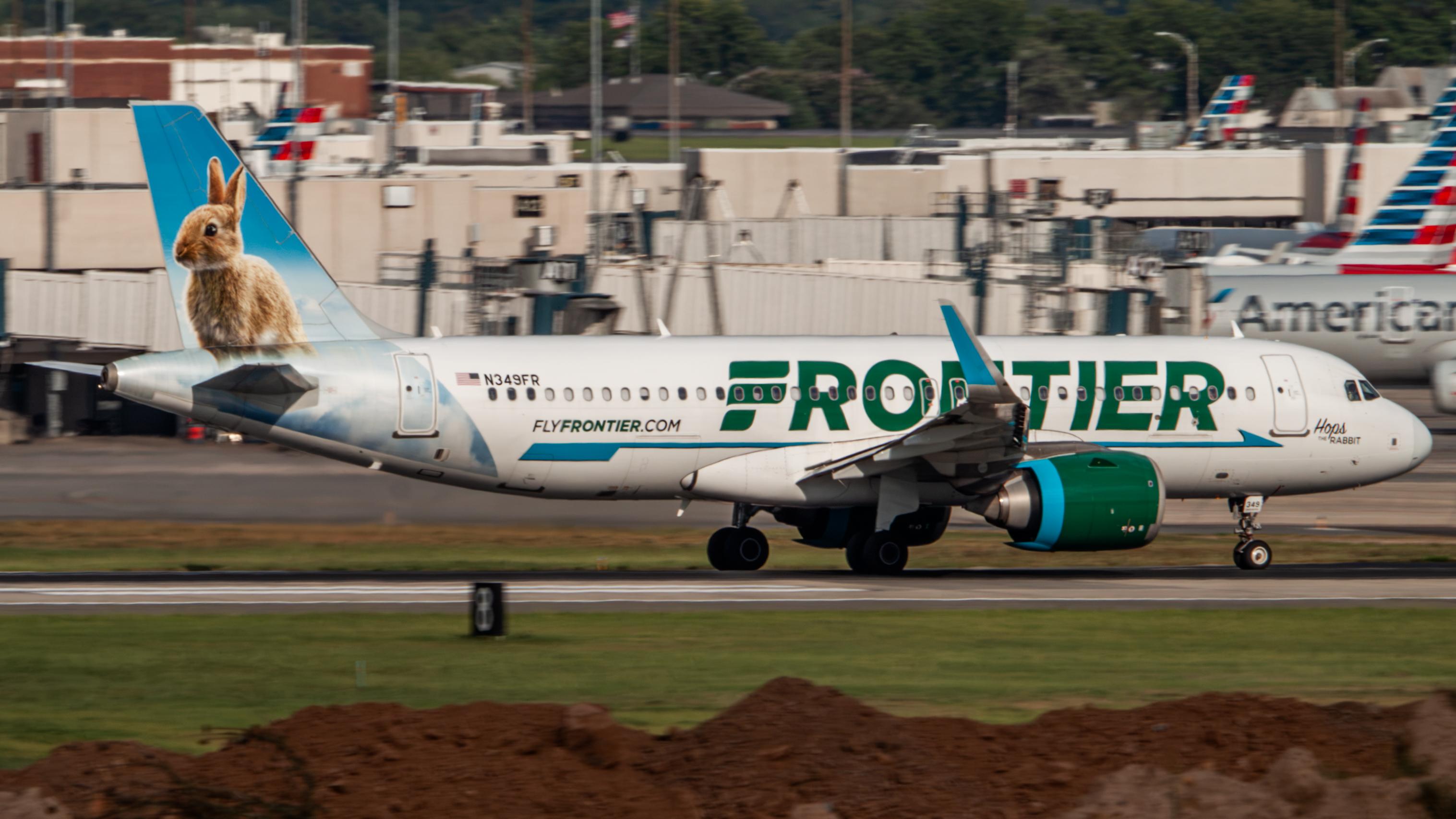 N349FR @ KCLT - Frontier Hops the Rabbit A320neo - by AviationLover50