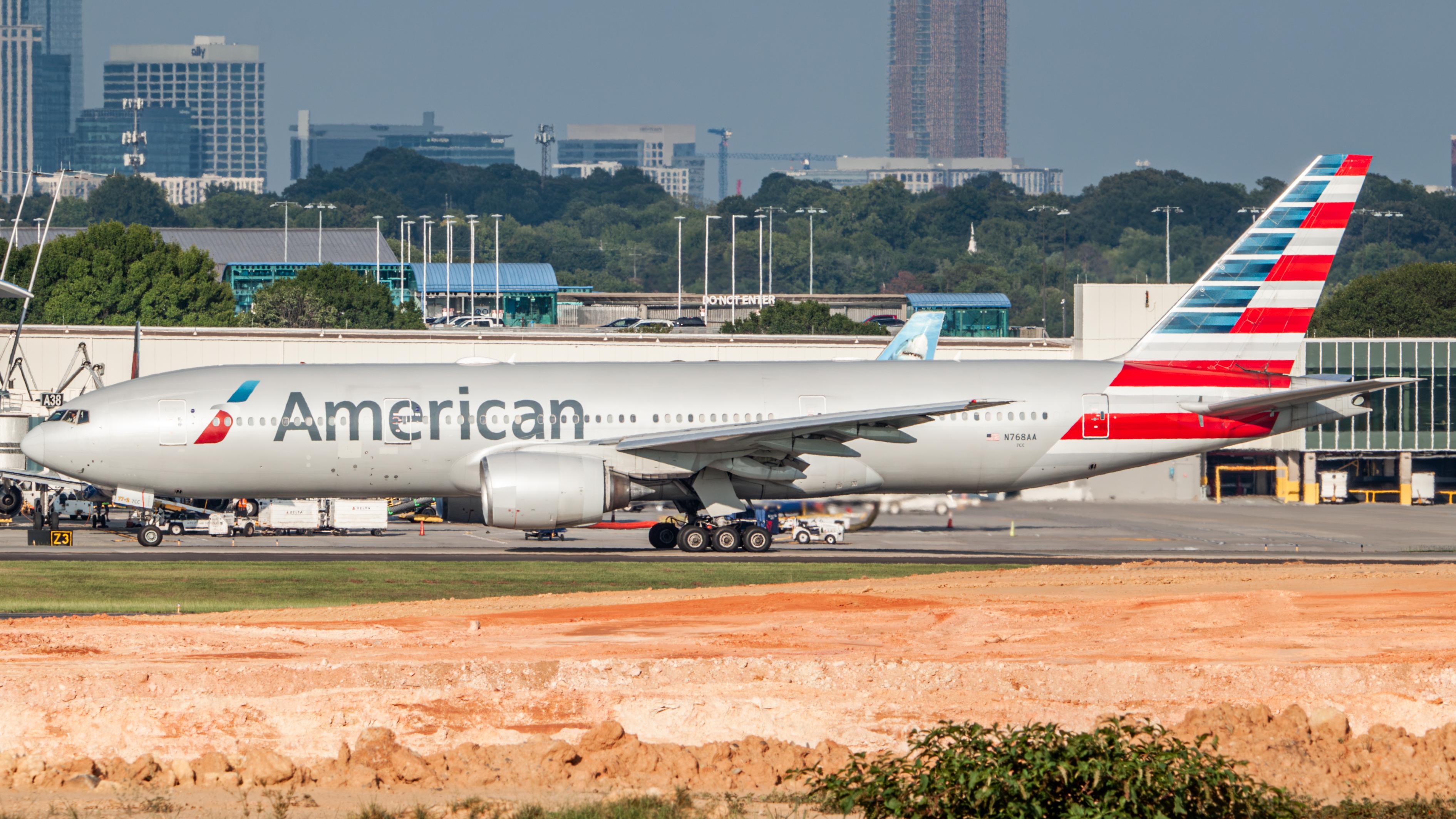 N768AA @ KCLT - American 772ER - by AviationLover50