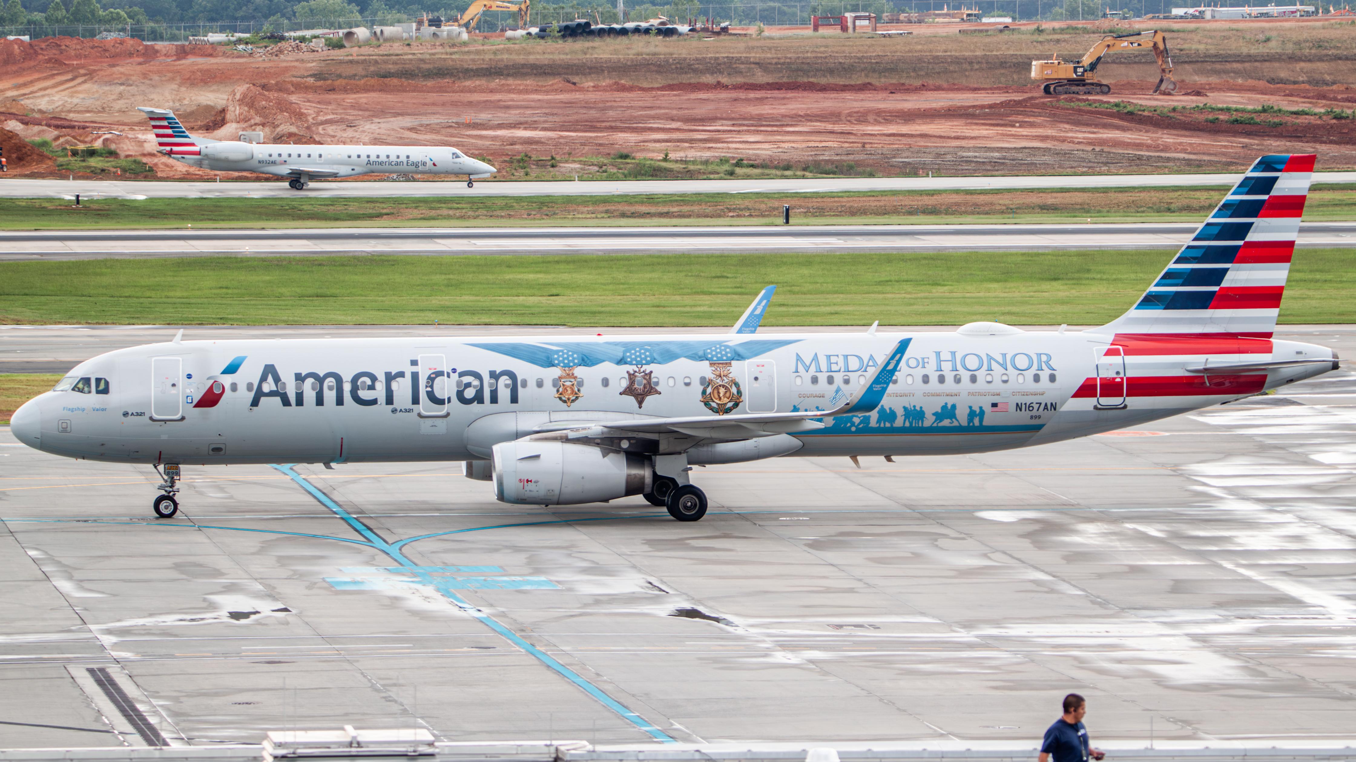 N167AN @ KCLT - American Flagship Valor A321 - by AviationLover50