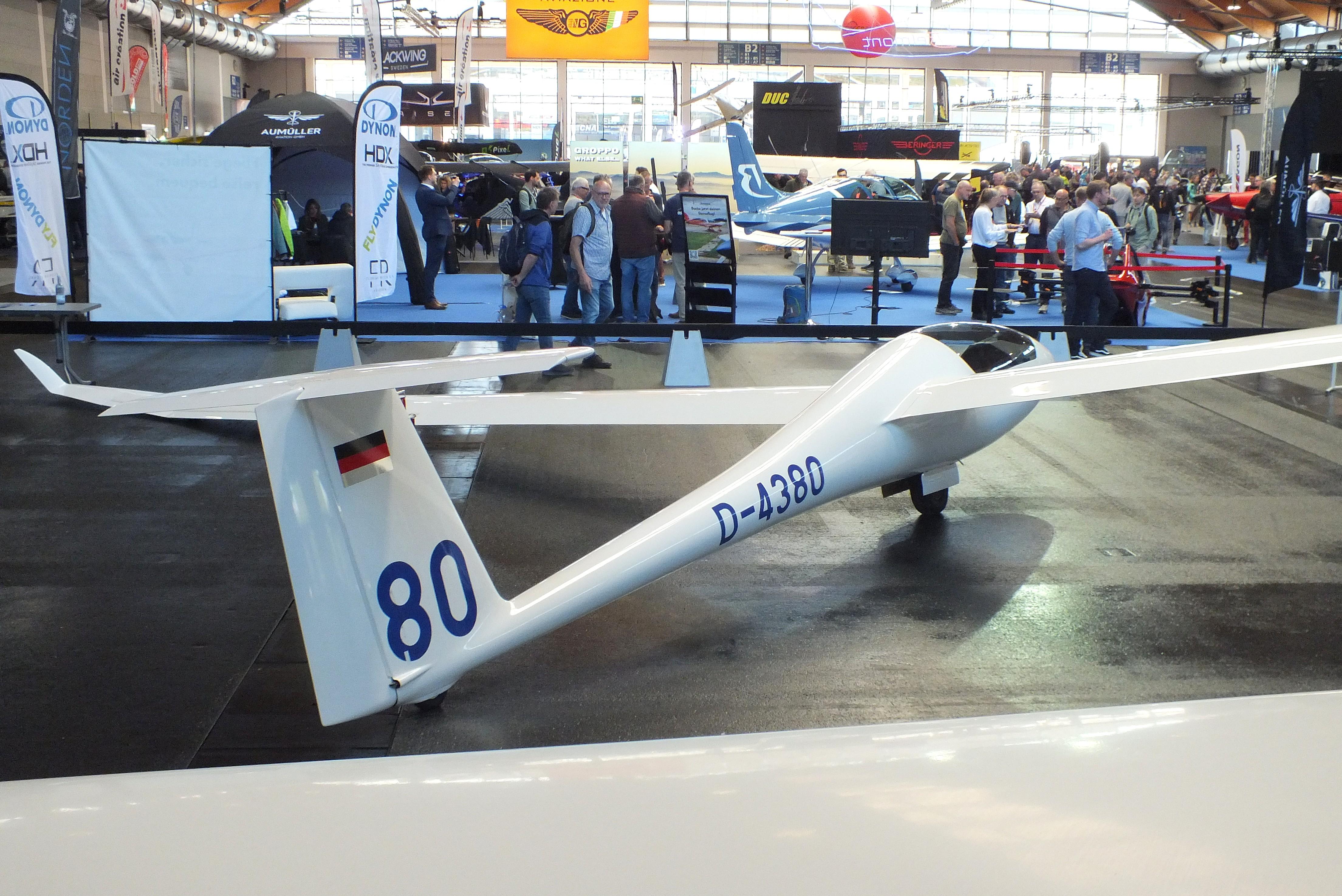 D-4380 @ EDNY - Schempp-Hirth Discus 2B at the AERO 2026, Friedrichshafen - by iwarnecke