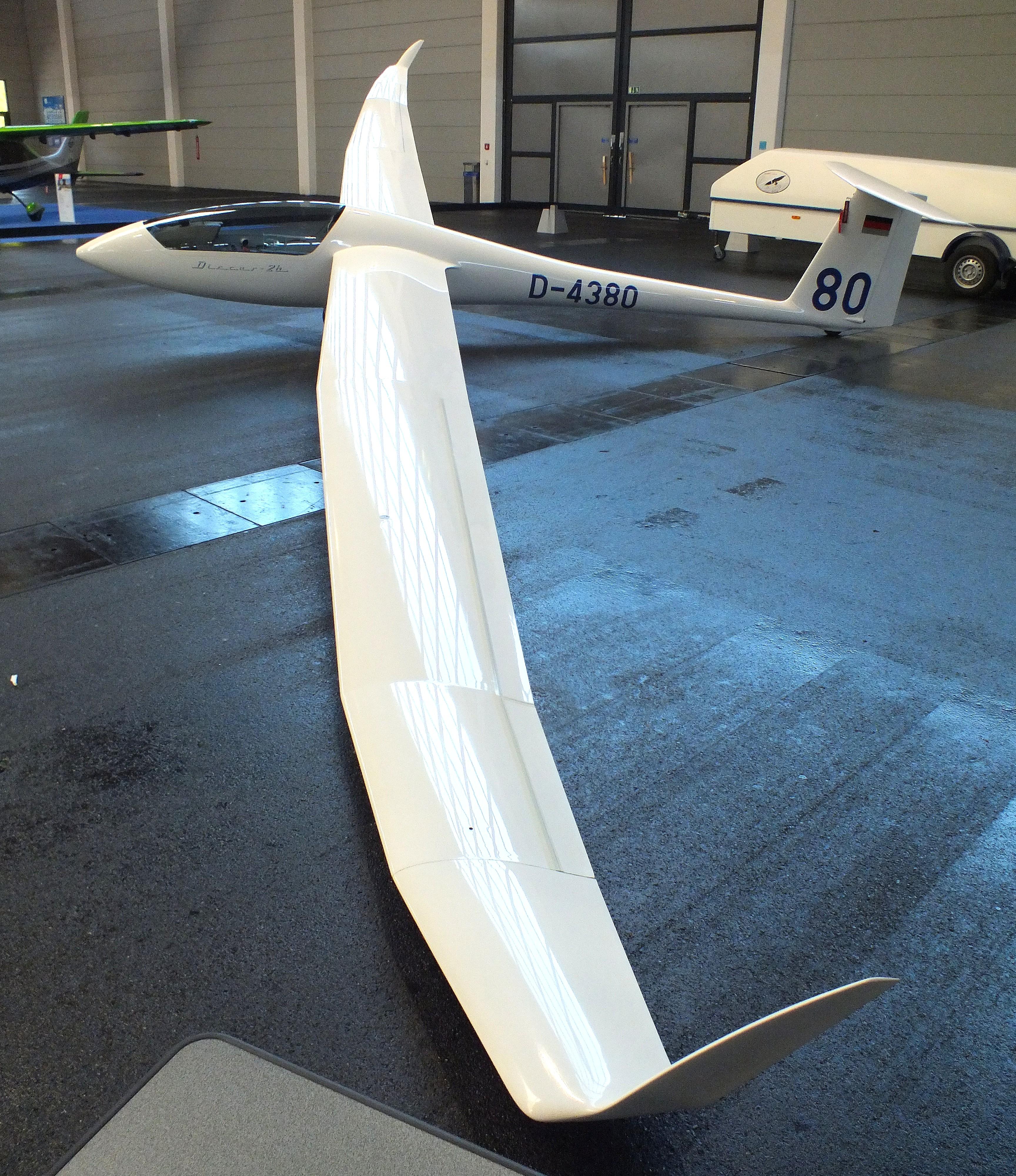 D-4380 @ EDNY - Schempp-Hirth Discus 2B at the AERO 2026, Friedrichshafen - by iwarnecke
