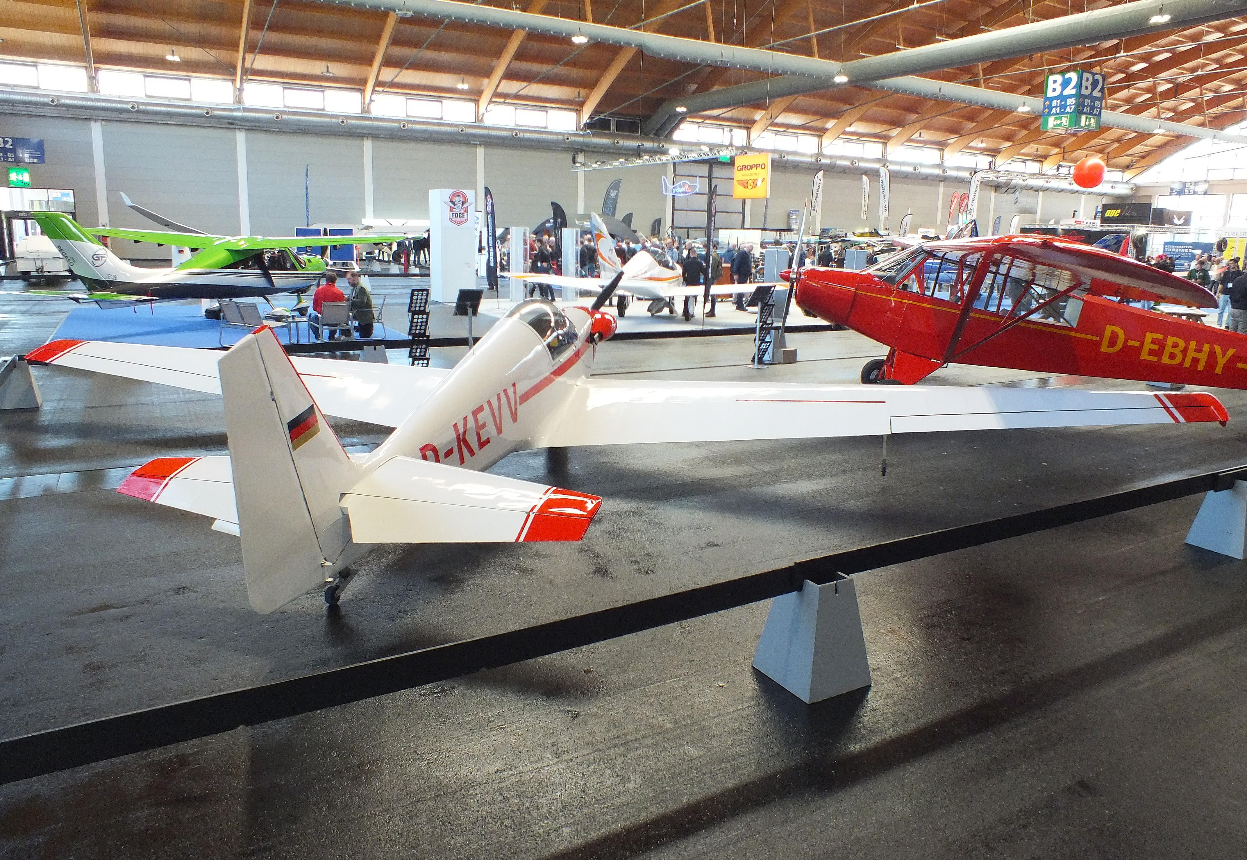 D-KEVV @ EDNY - Fournier (Sportavia-Pützer) R.F.4D at the AERO 2026, Friedrichshafen - by iwarnecke