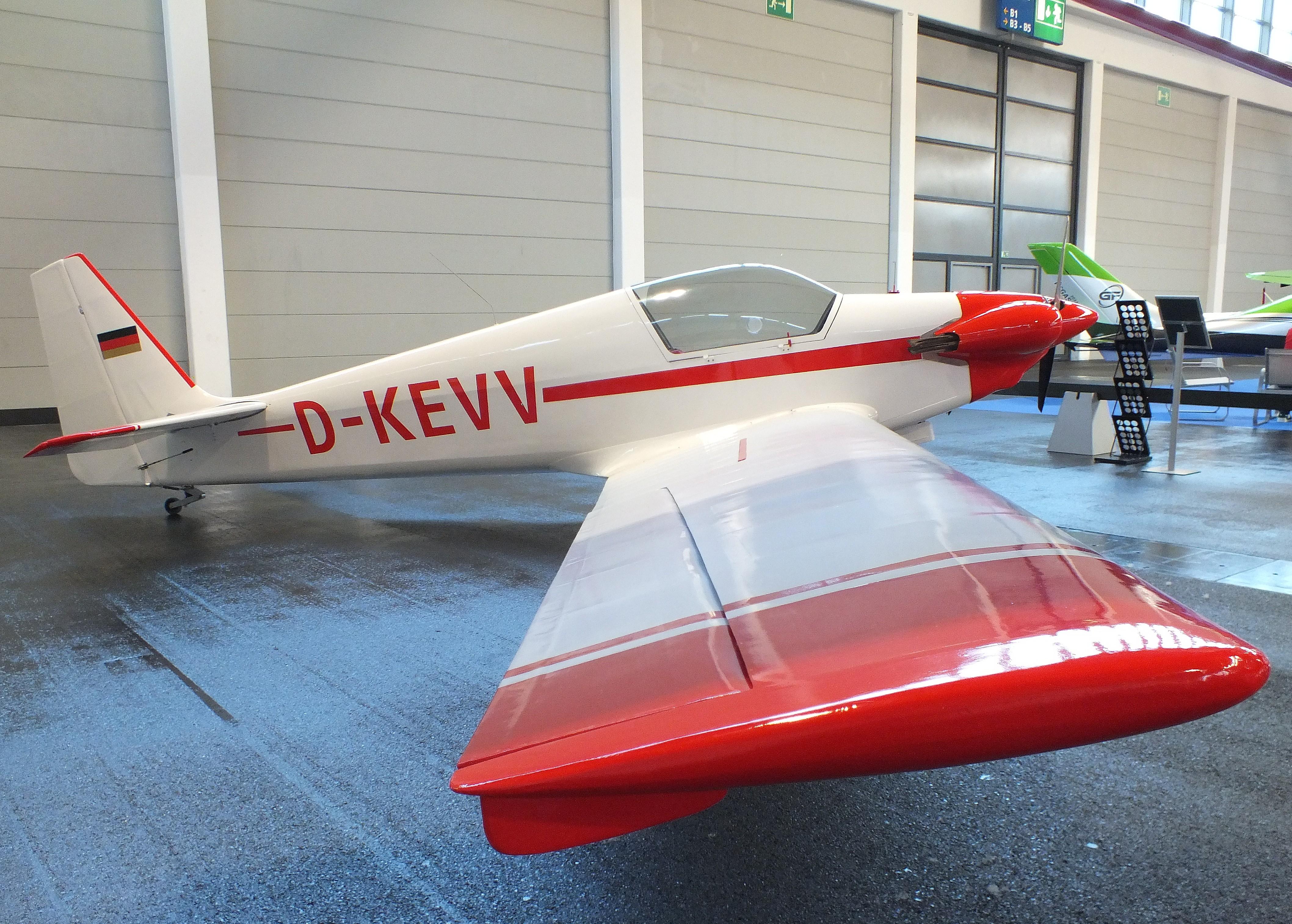 D-KEVV @ EDNY - Fournier (Sportavia-Pützer) R.F.4D at the AERO 2026, Friedrichshafen - by iwarnecke