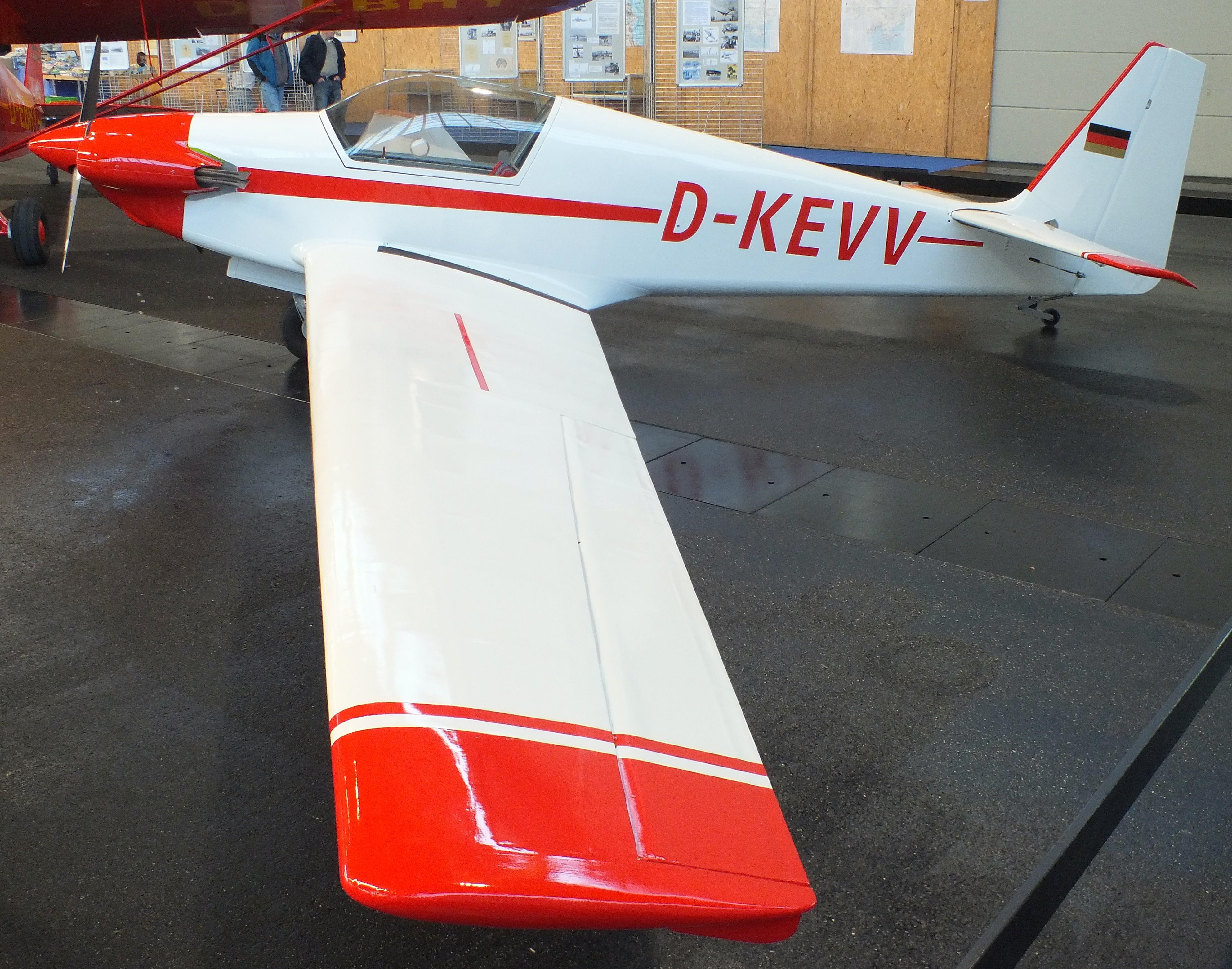 D-KEVV @ EDNY - Fournier (Sportavia-Pützer) R.F.4D at the AERO 2026, Friedrichshafen - by iwarnecke