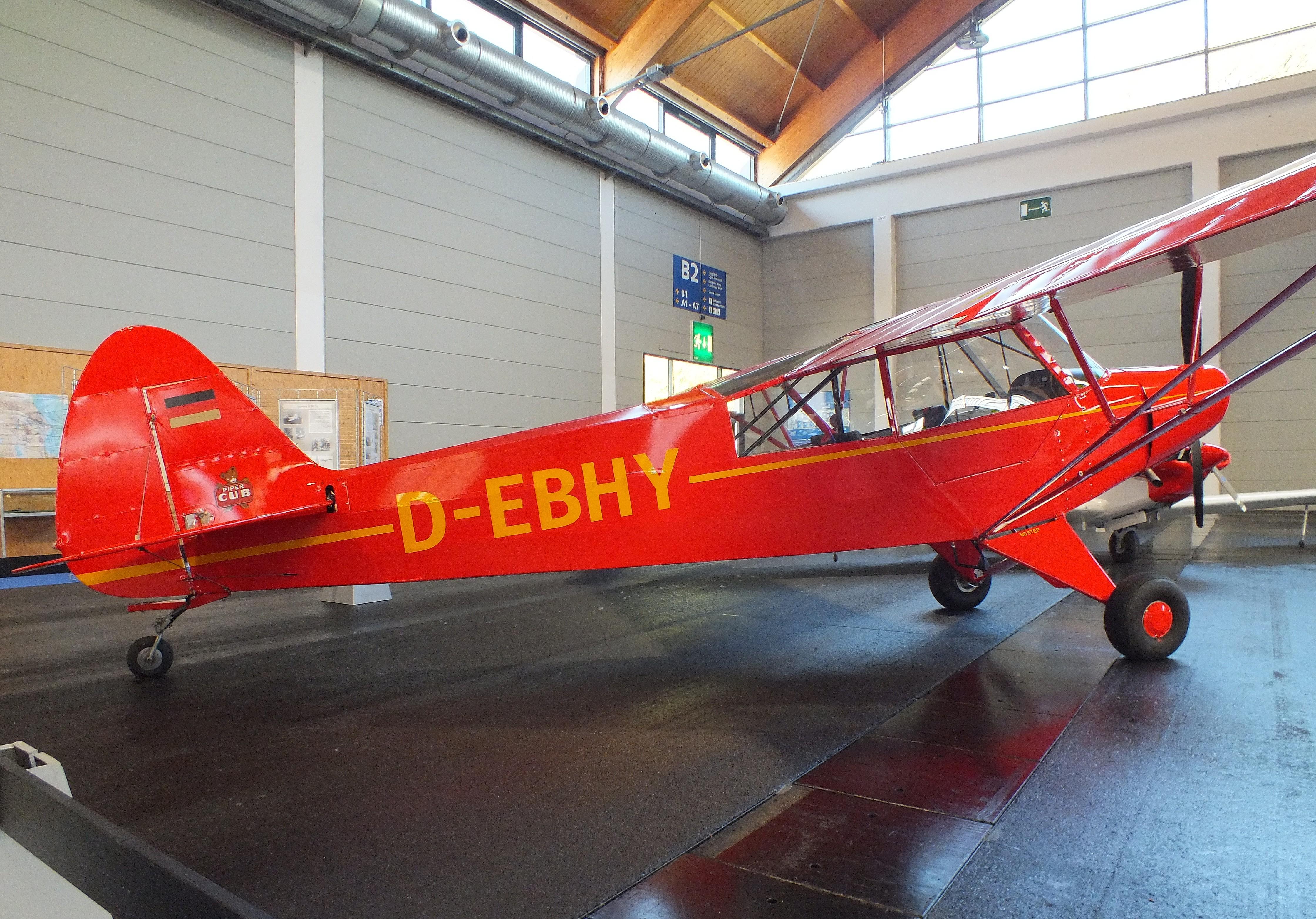 D-EBHY @ EDNY - Piper L-18C Super Cub (PA-18-95) at the AERO 2026, Friedrichshafen - by iwarnecke