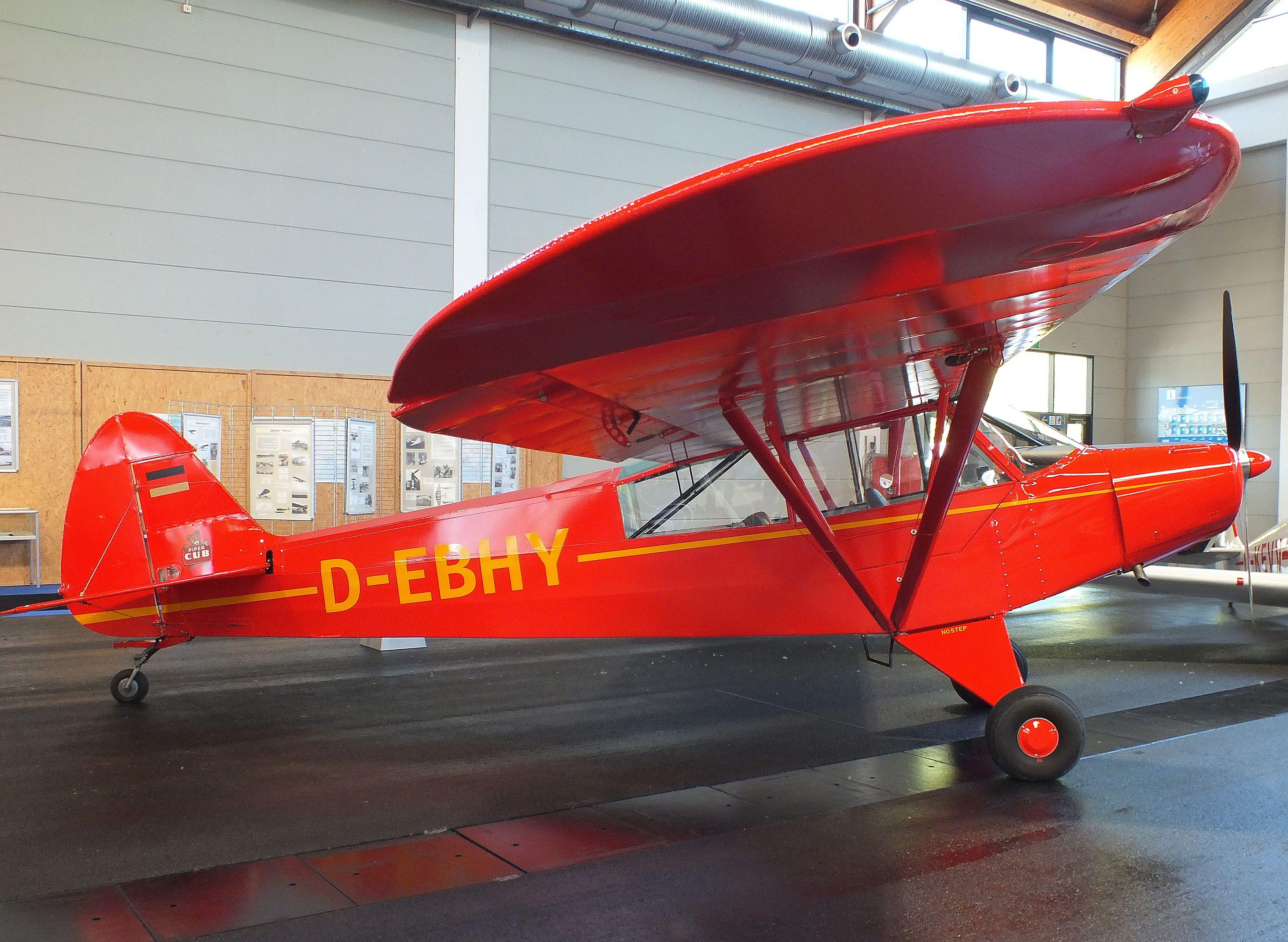 D-EBHY @ EDNY - Piper L-18C Super Cub (PA-18-95) at the AERO 2026, Friedrichshafen - by iwarnecke