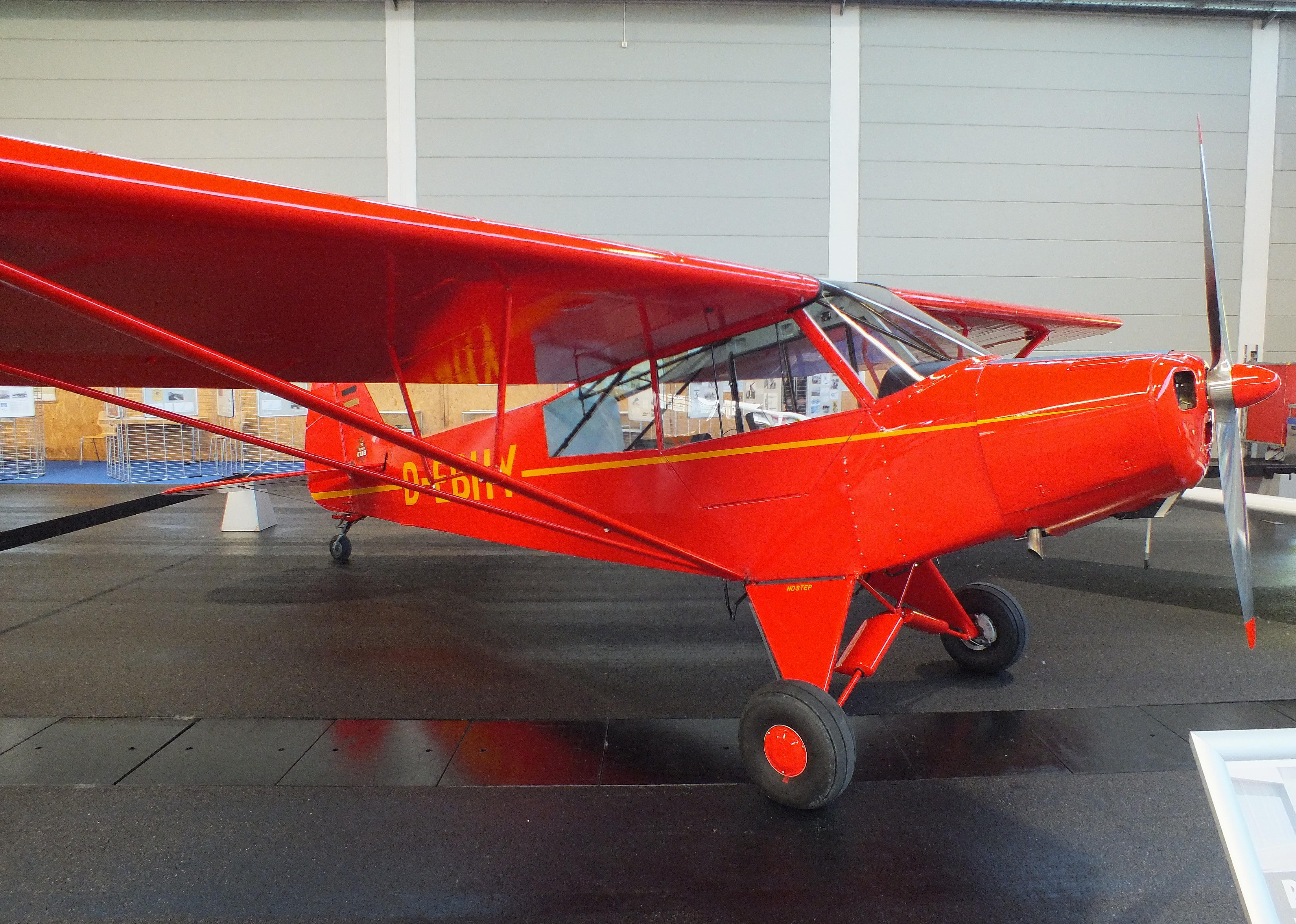D-EBHY @ EDNY - Piper L-18C Super Cub (PA-18-95) at the AERO 2026, Friedrichshafen - by iwarnecke