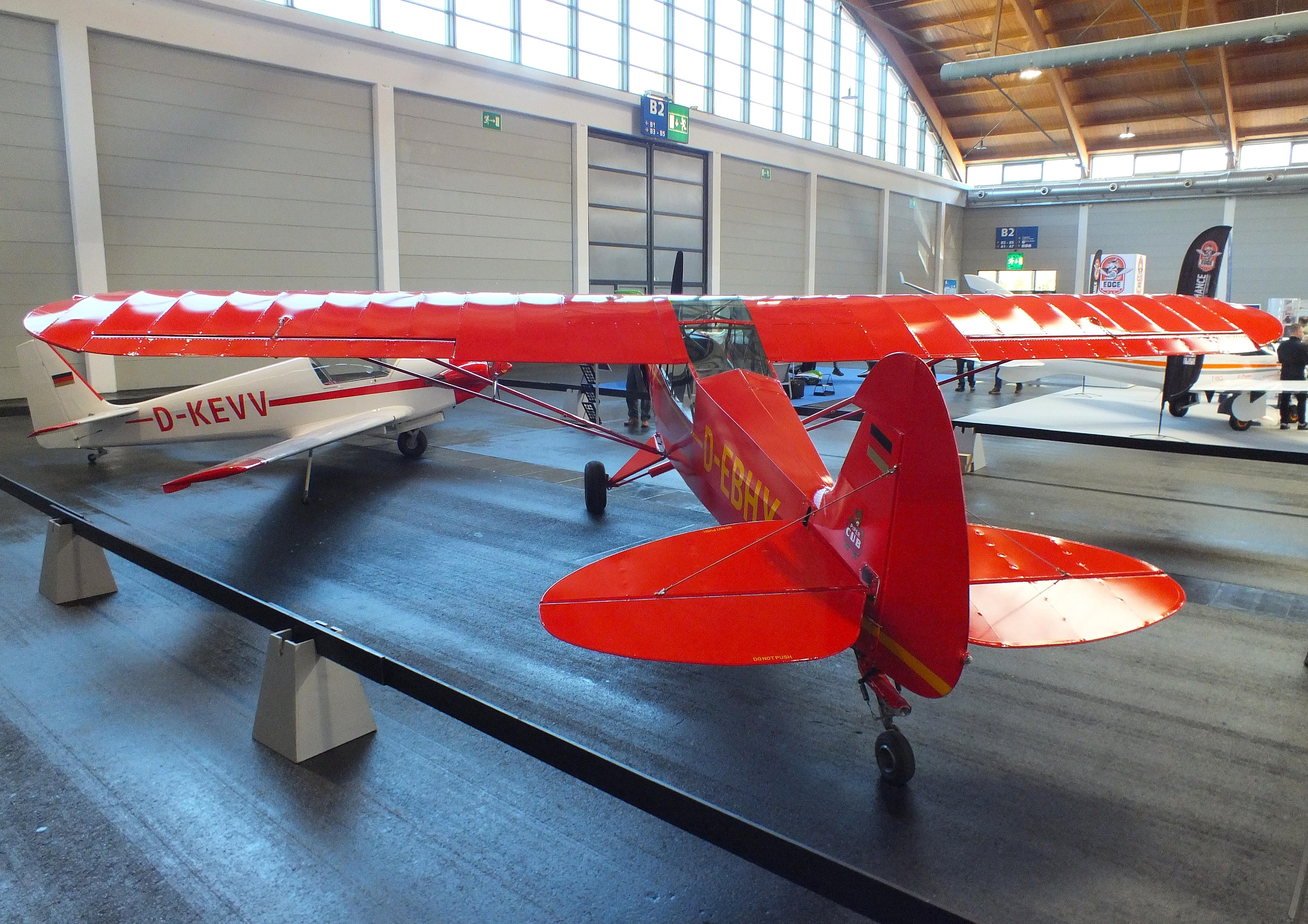 D-EBHY @ EDNY - Piper L-18C Super Cub (PA-18-95) at the AERO 2026, Friedrichshafen - by iwarnecke
